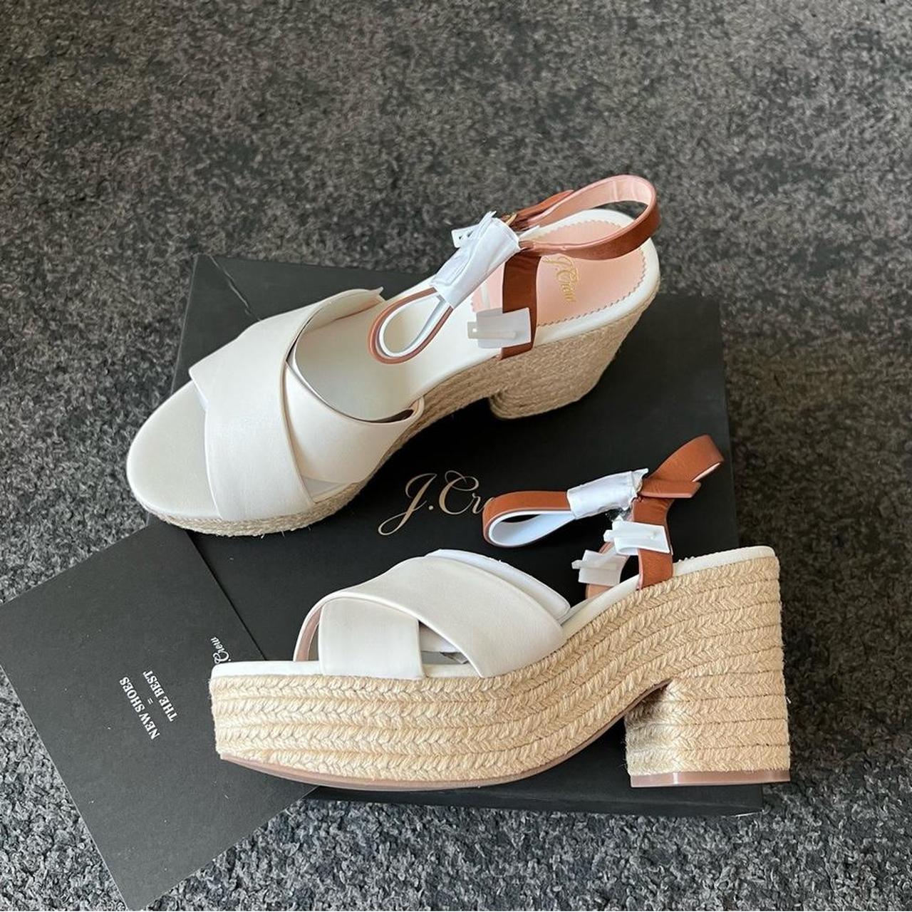 J crew wedge on sale sandals