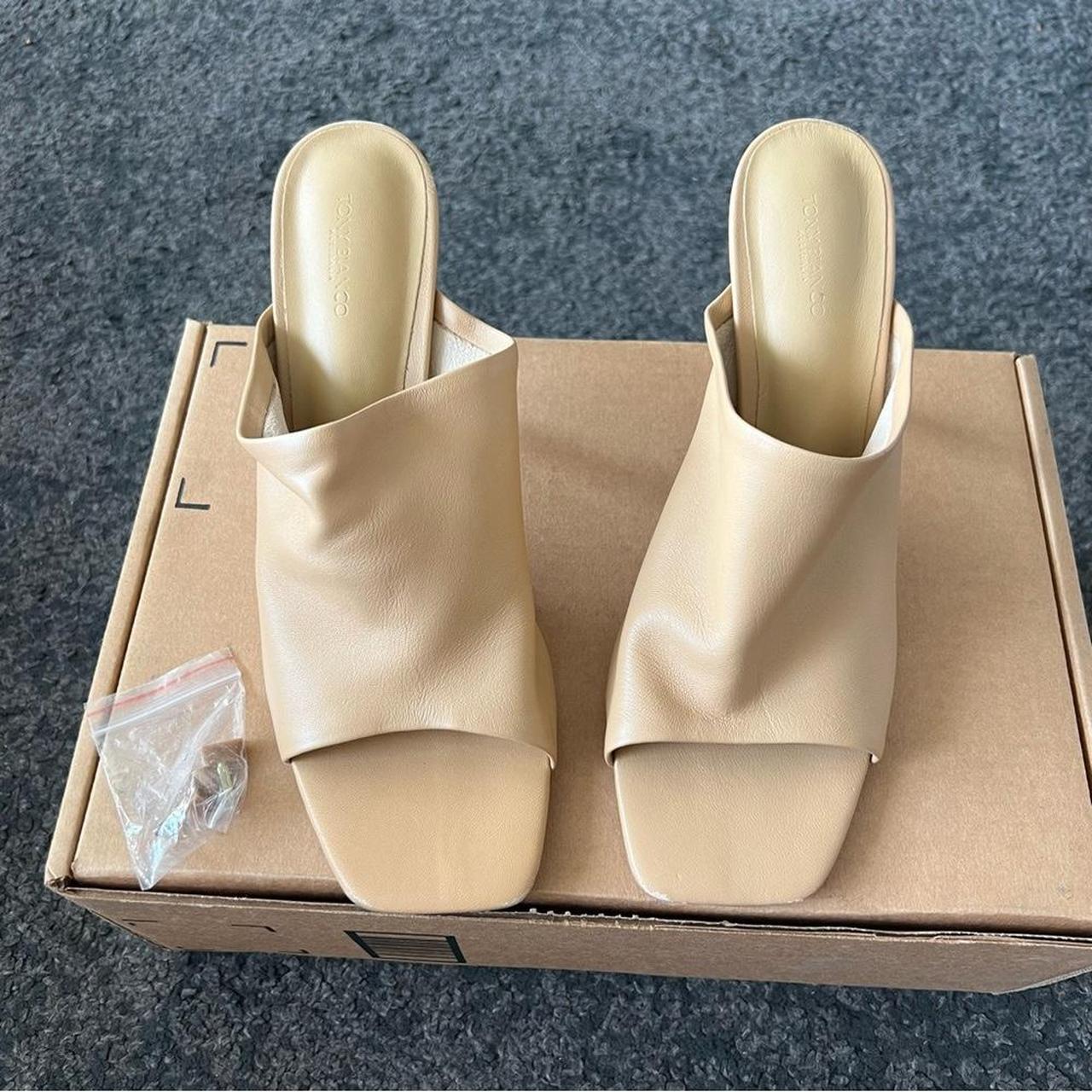 tony bianco benny mules Heel 3” Store display... Depop