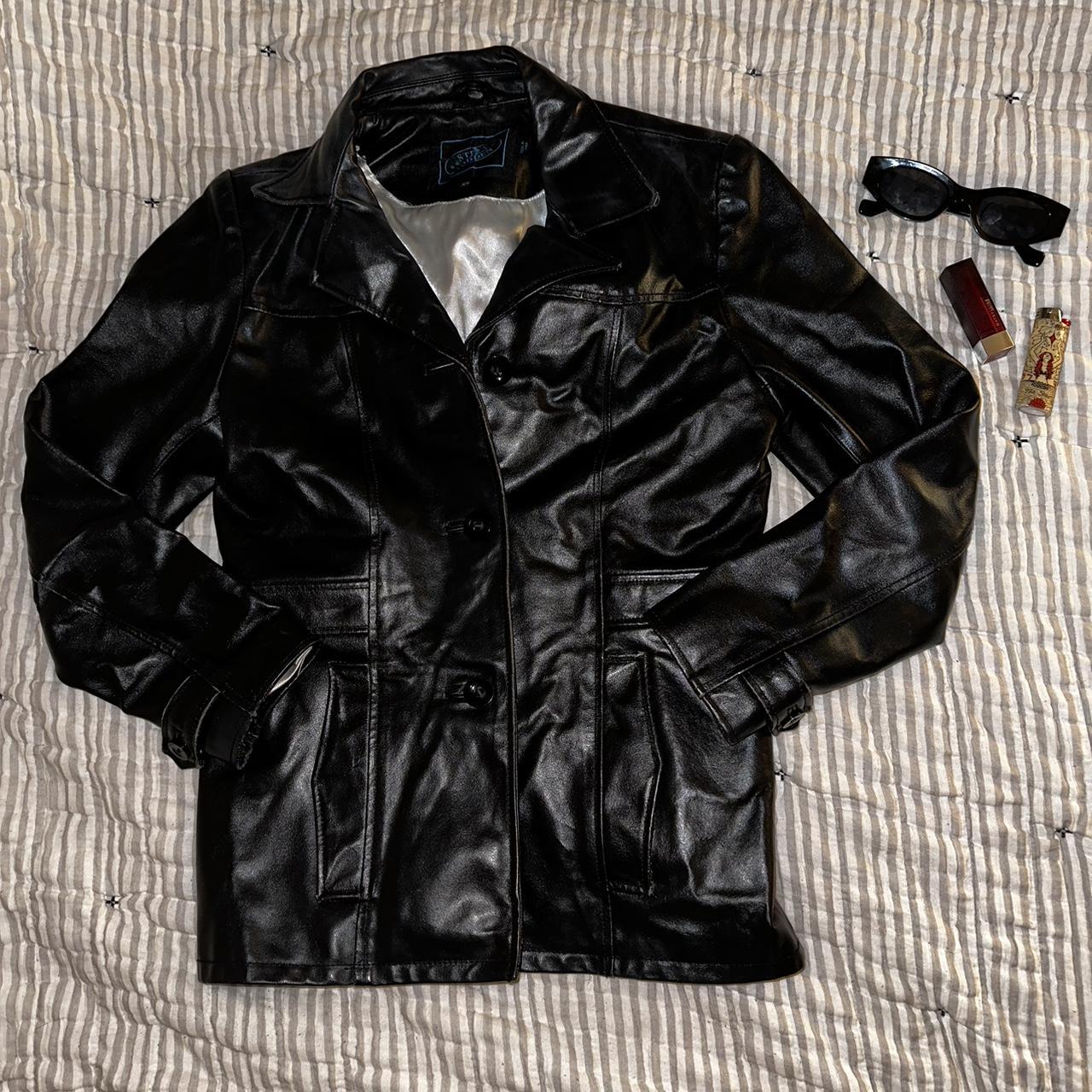 Steve madden black deals leather jacket