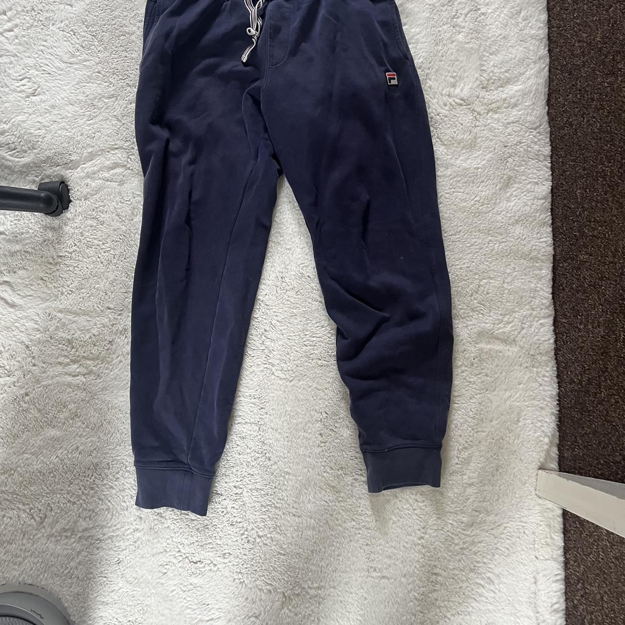 Fila Joggers 90’s style Dark blue Size large... - Depop