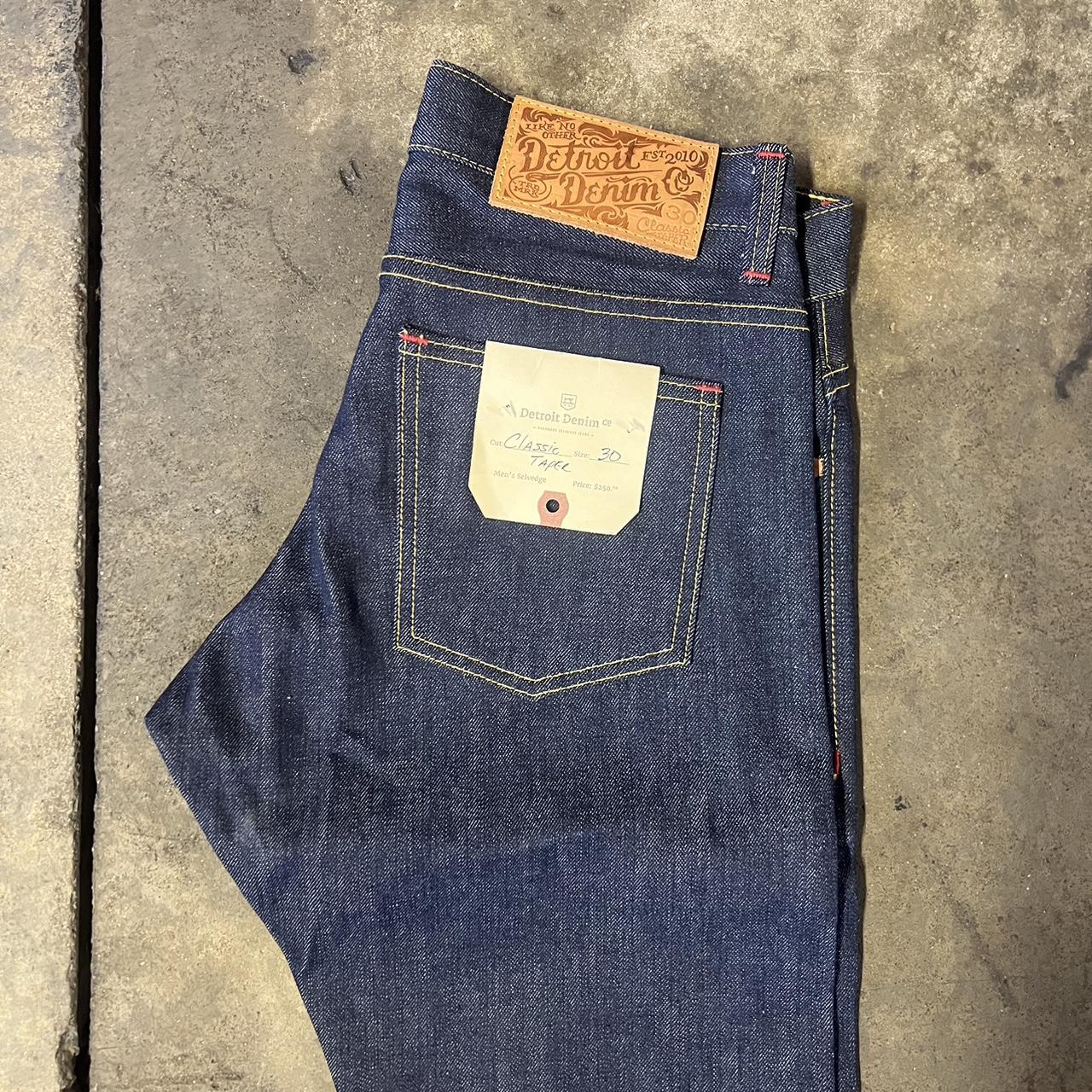 brand new deadstock selvedge detroit denim classic... - Depop