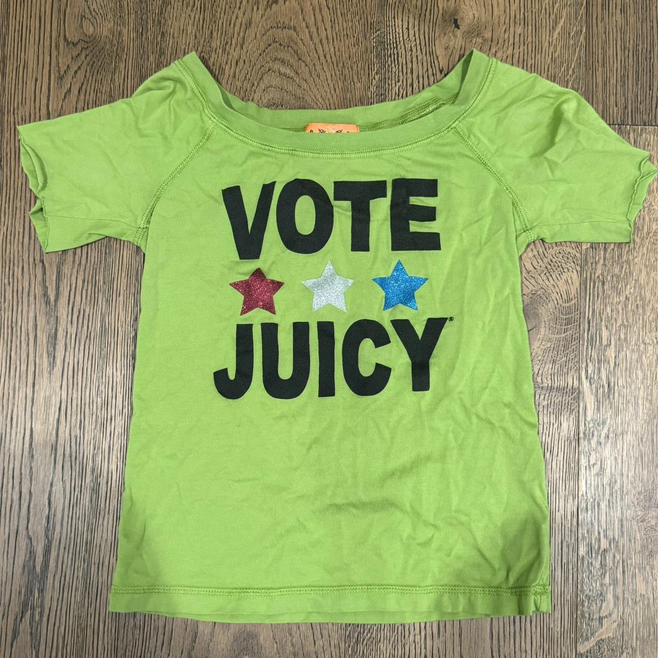 Vintage 2024 Juicy Couture shirts white and green