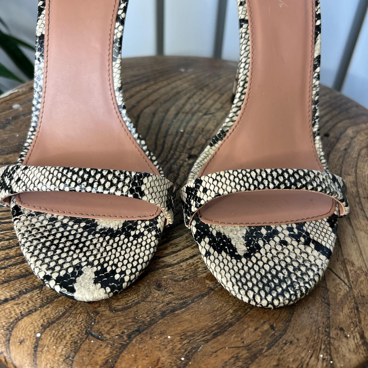 Topshop snake hot sale print heels