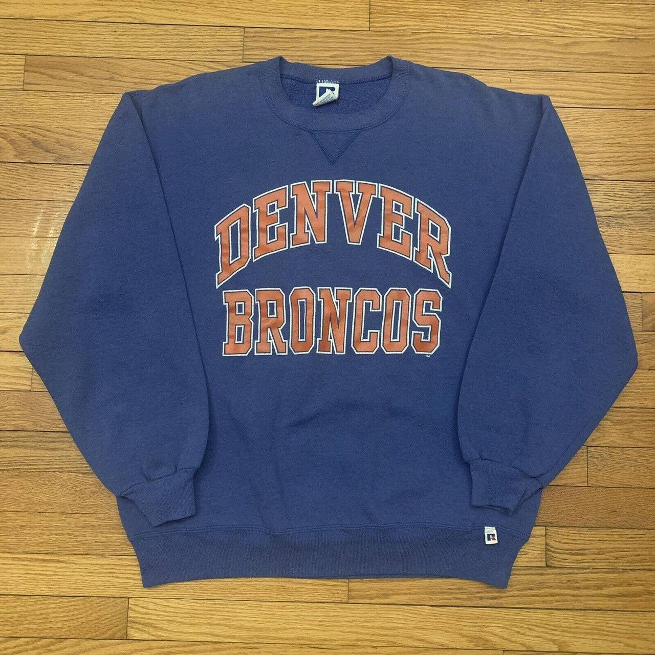 Denver Broncos T-Shirt by Russell Athletic, Made in The USA