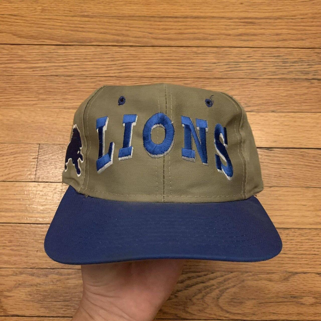 Detroit Lions Vintage Clean Up Snapback Hat - 191119680495