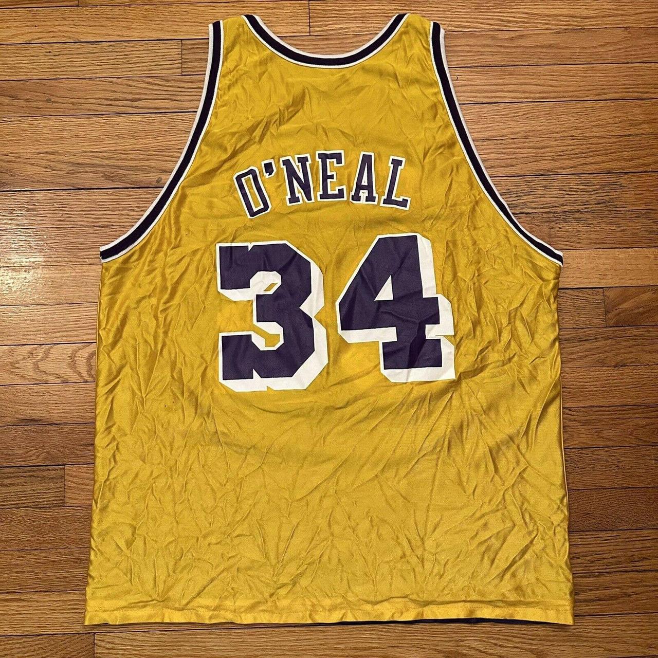 Vintage Champion Brand Los Angeles Lakers Shaquille O'Neal Jersey