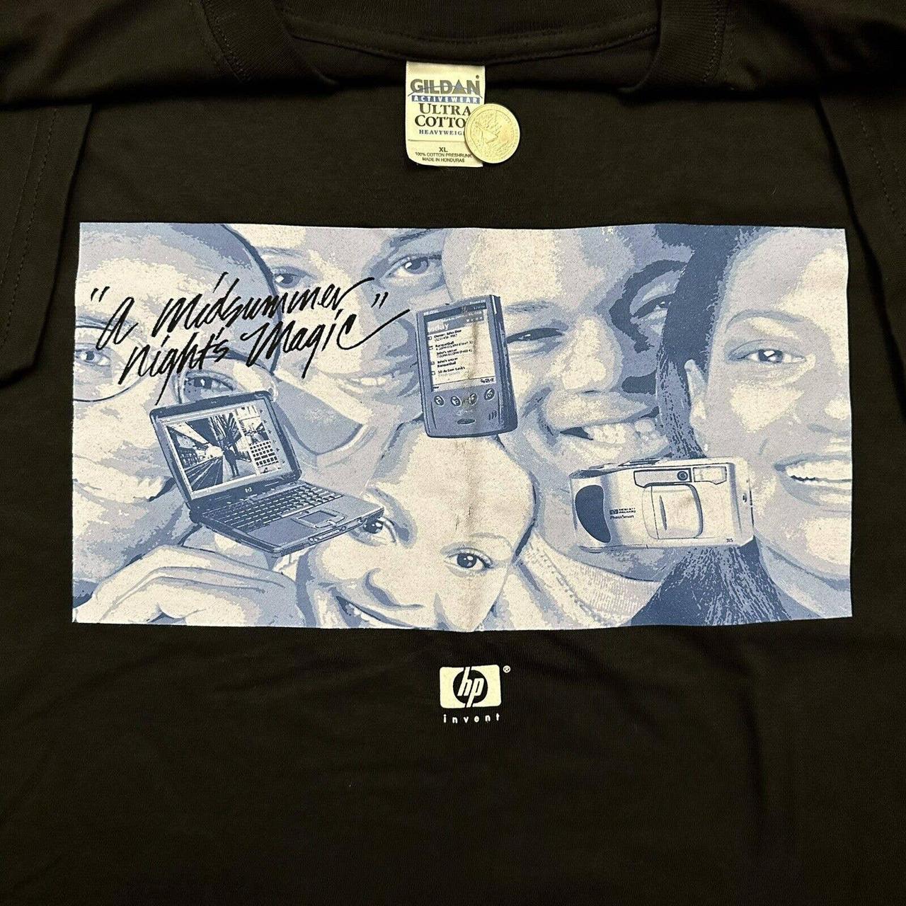 トップス unknown Hewlett Packard hp Print Tee XL Vintage Hewlett Packard HP Invent Promo T-Shirt Size | Depop