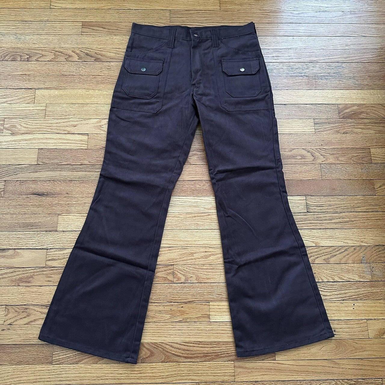 NWT Vintage 70s JC Penney Moleskin Bootcut Flare... Depop