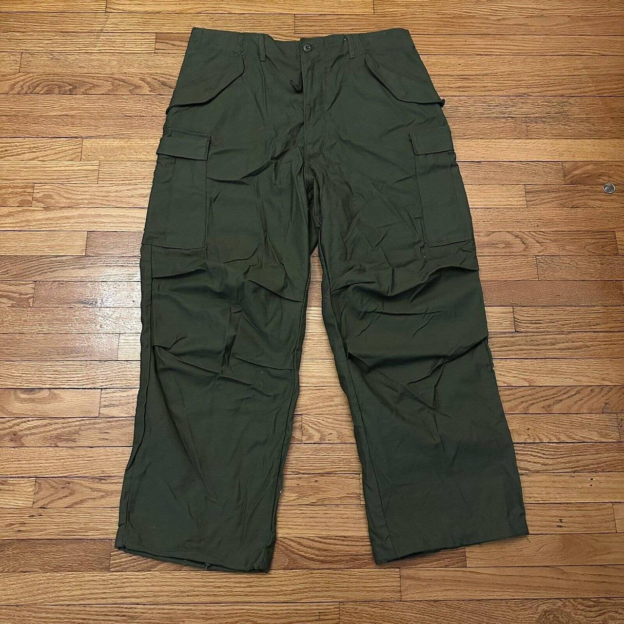 Vintage 70s US Army Military Cold Weather Trousers...