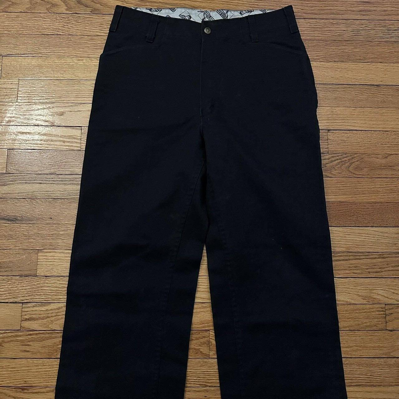 Ben Davis Men's Black Trousers Depop