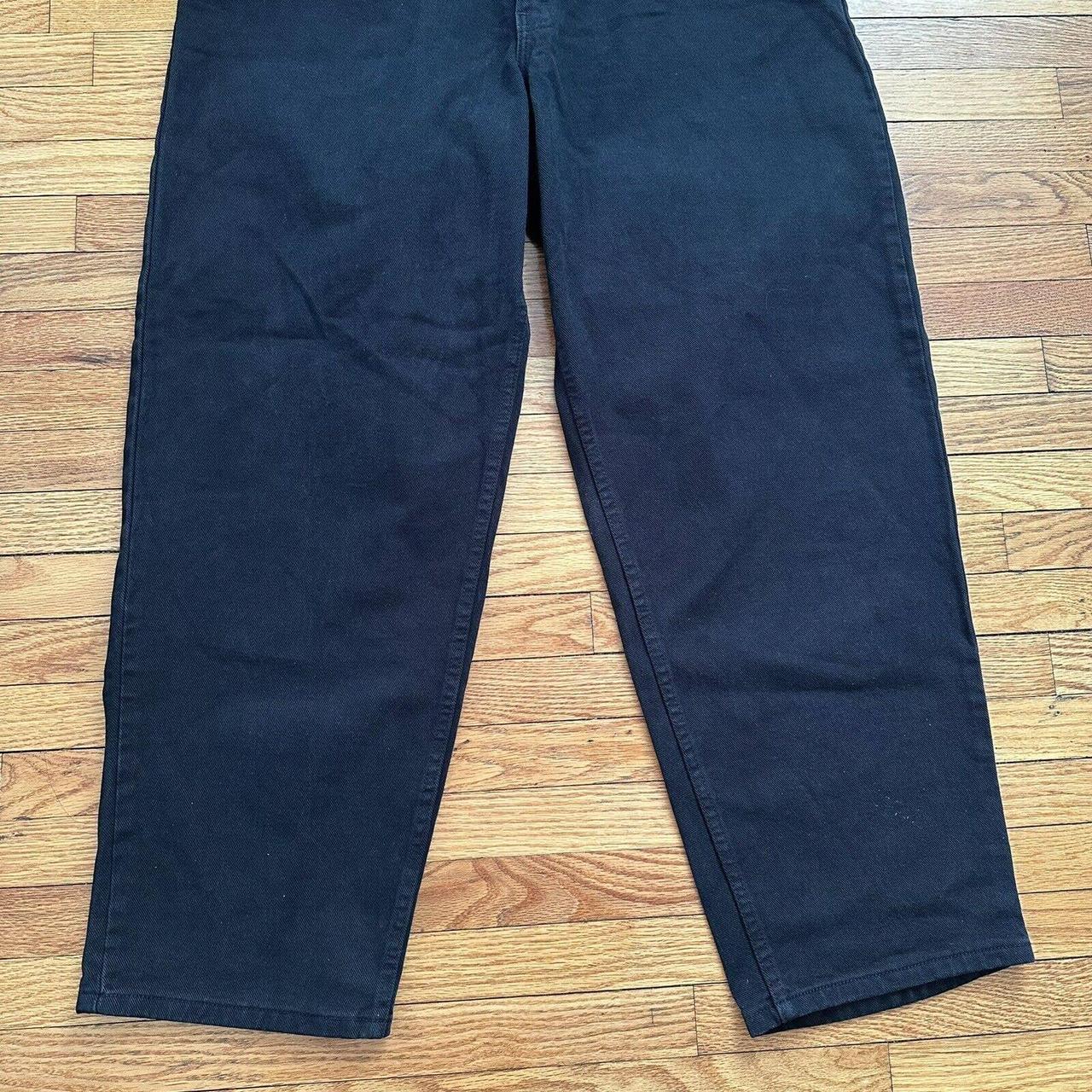 Vintage 90s Levi's Silvertab Black Baggy Denim Jeans... - Depop