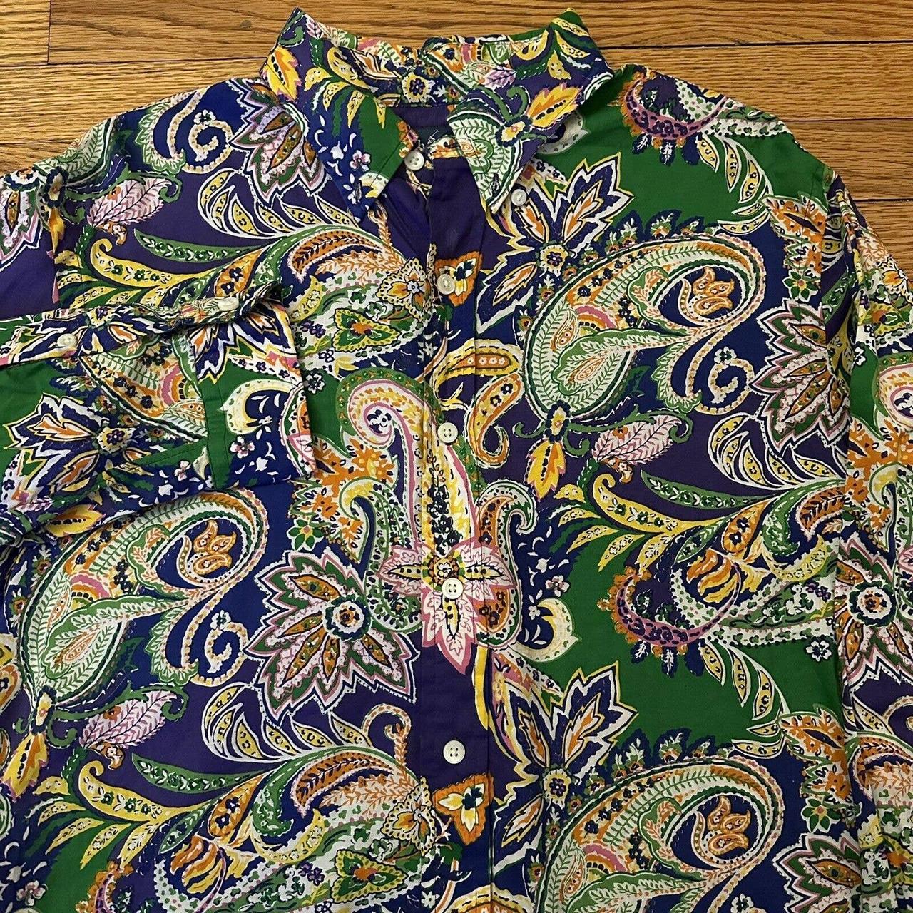 Vintage Polo Ralph Lauren Paisley Button Down...