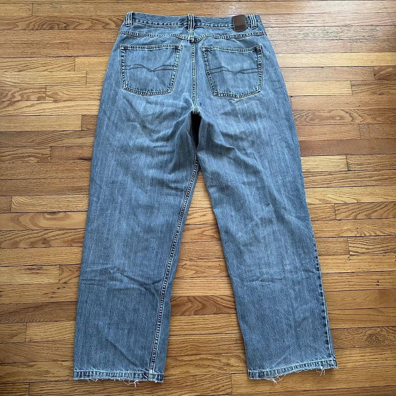 Vintage Anchor Blue 2024 Faded Blue Beyond Baggy Denim Jeans Sz 32x30 Skater