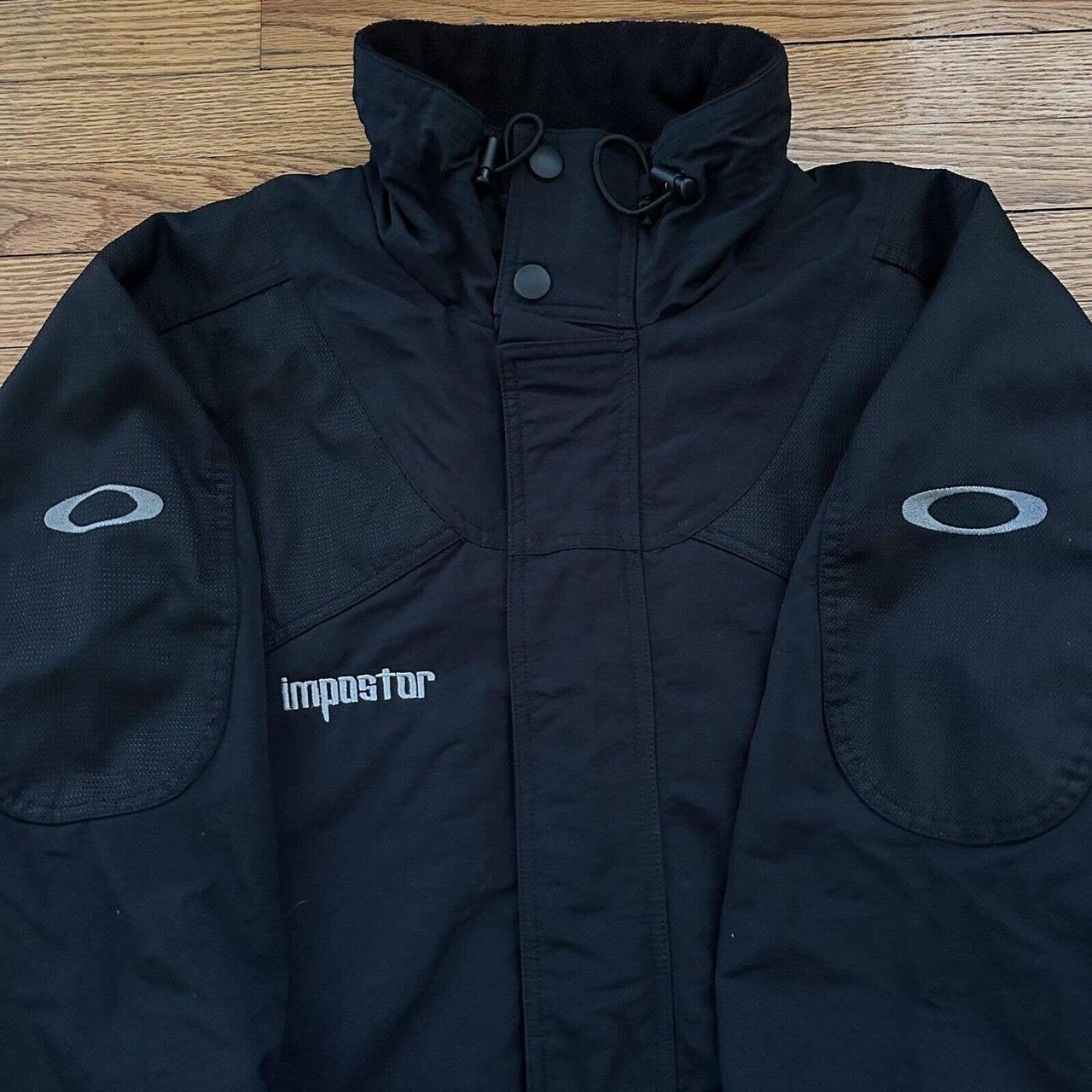 Vintage Oakley Software Black Ski Snow Jacket Size... - Depop