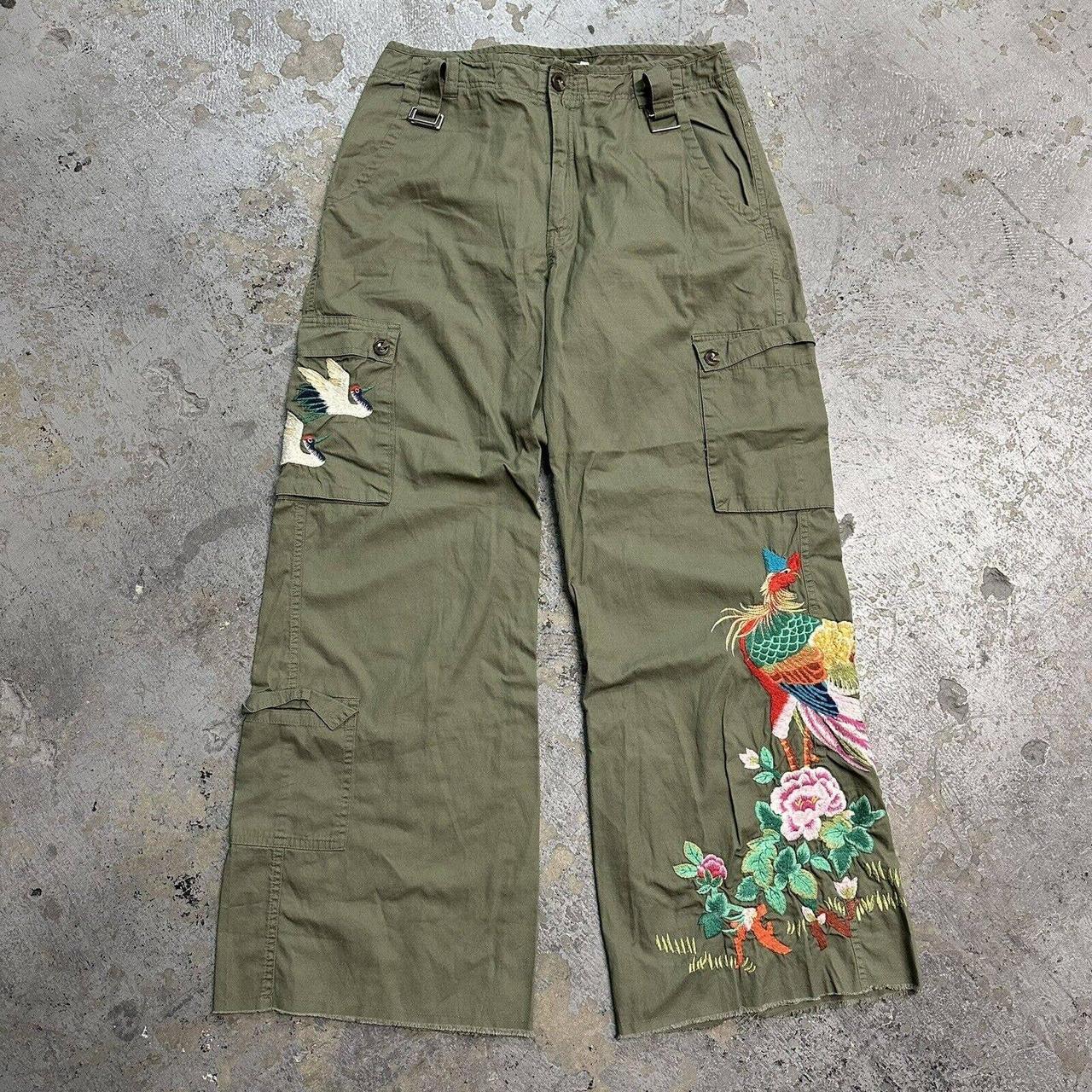 Johnny was discount embroidered utility pants