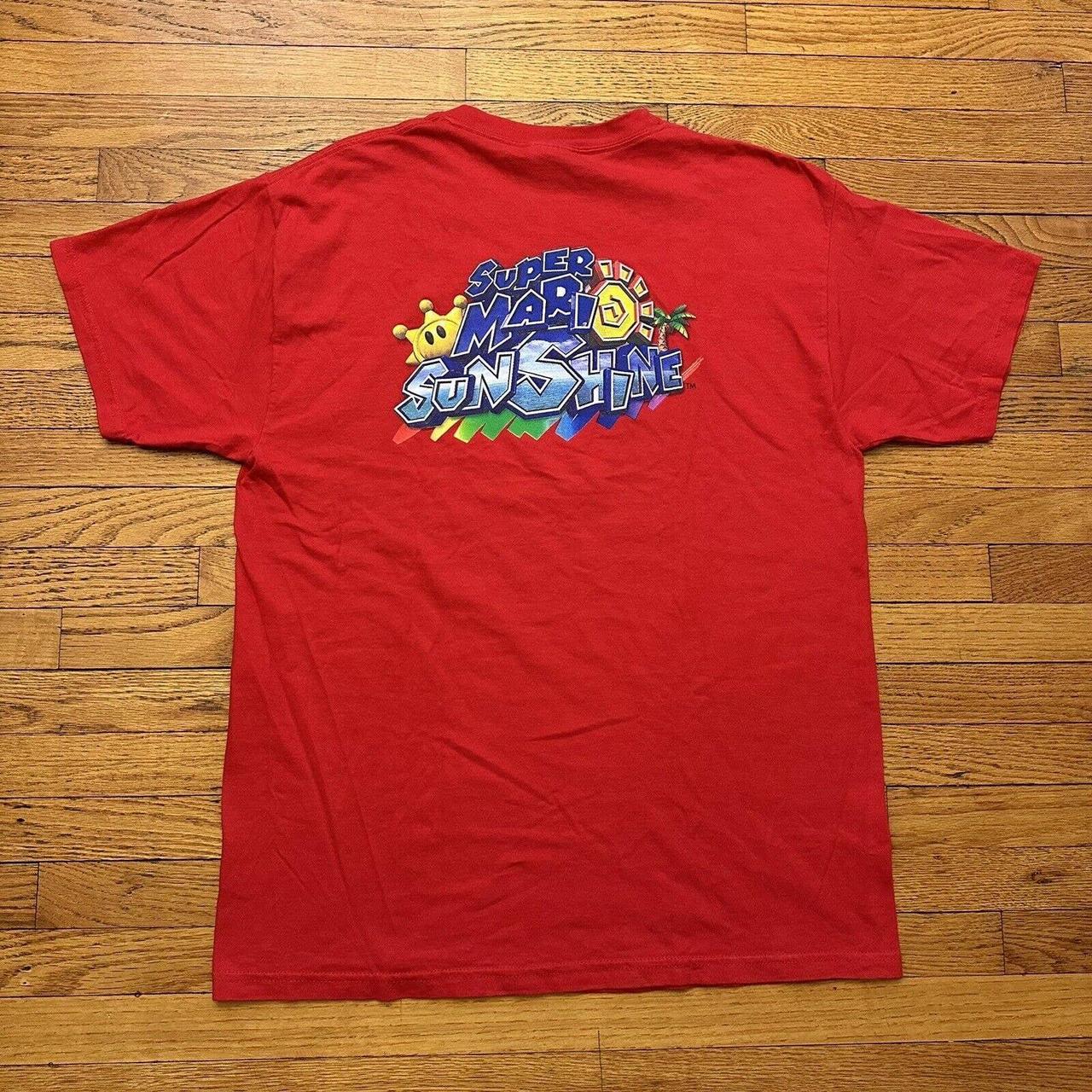 Vintage 2002 Super Mario Sunshine Promo T-Shirt | Depop