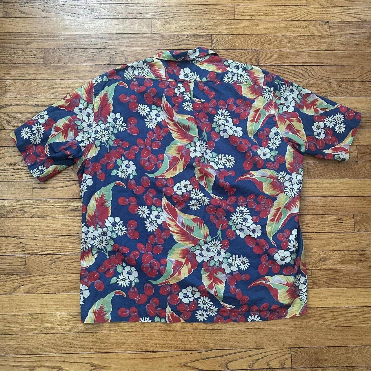 Vintage Polo Ralph Lauren outlet Caldwell Floral Hawaiian Shirt XL Men Loop Collar