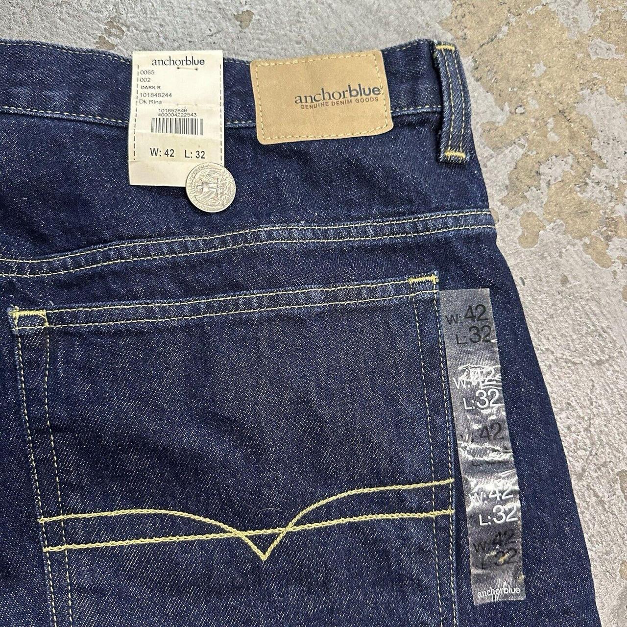 NWT Vintage Anchor Blue Dark Wash Beyond Baggy Denim | Depop