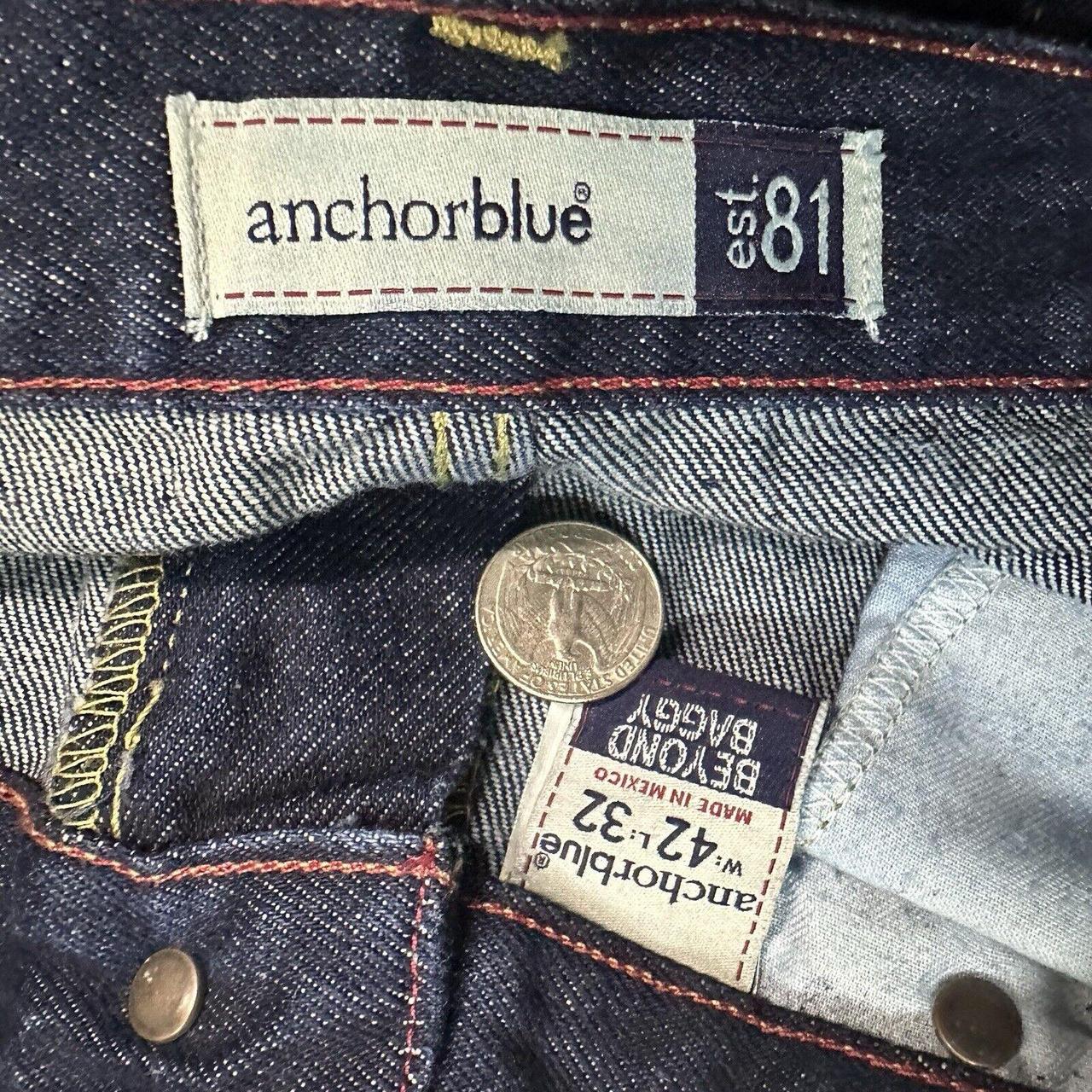 NWT Vintage Anchor Blue Dark Wash Beyond Baggy Denim | Depop
