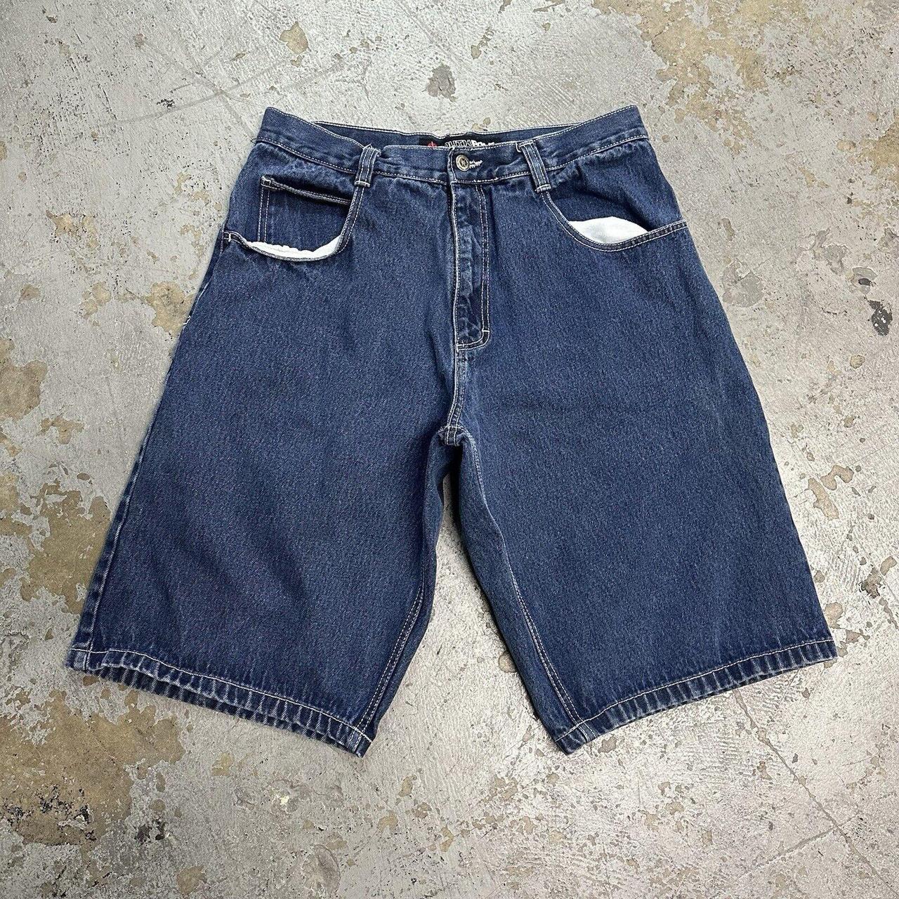 Vintage Y2K Southpole Blue Denim Jean Shorts Jorts | Depop
