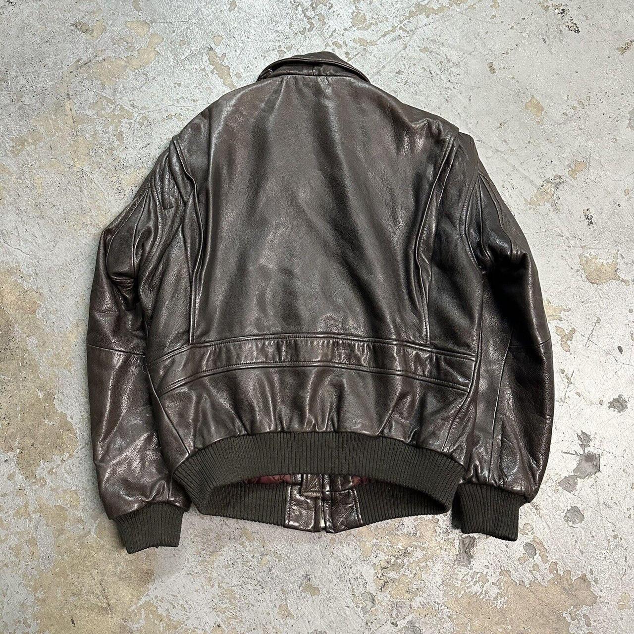 Vintage 80s Abercrombie & Fitch A-2 Military Flight | Depop