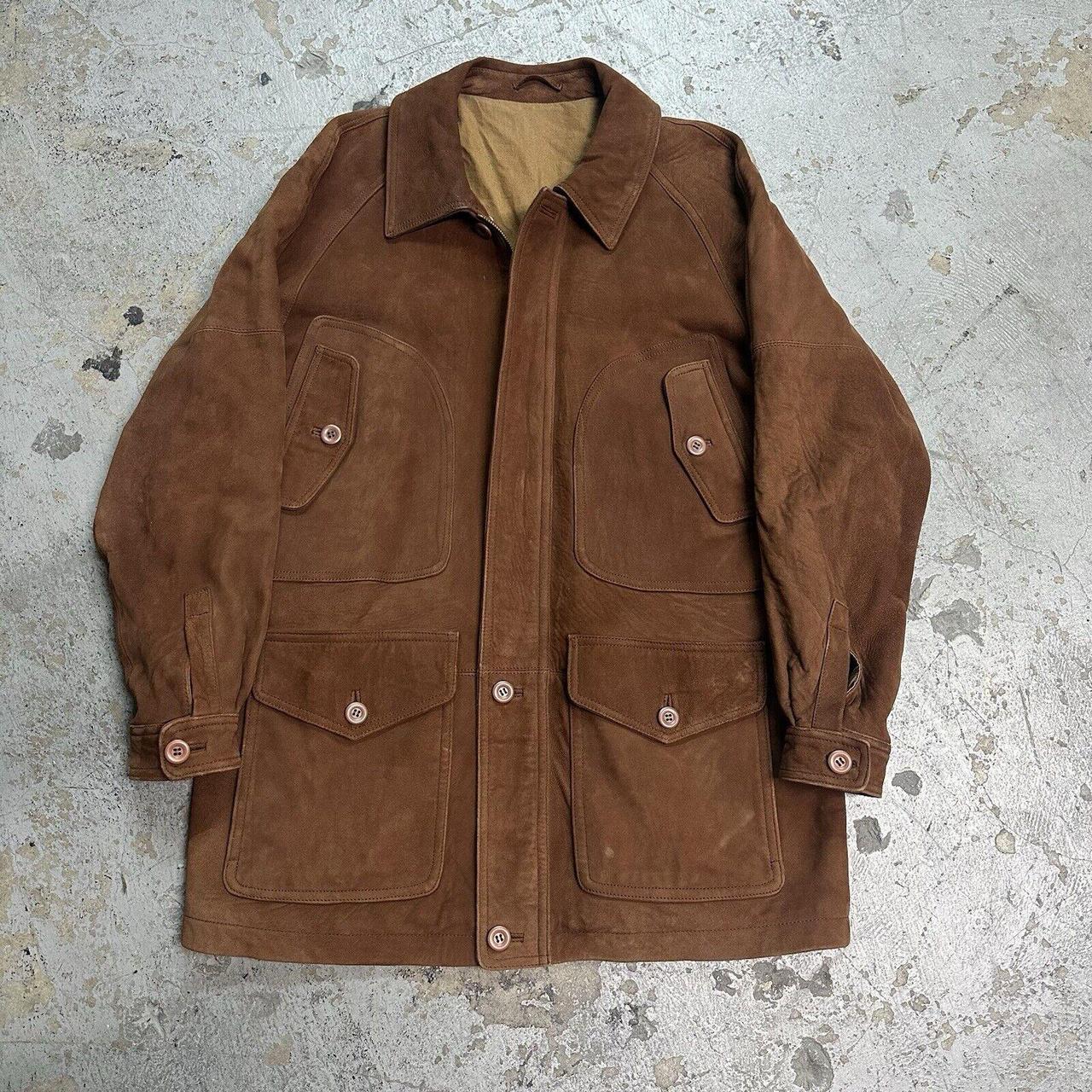 Vintage newest Eddie Bauer Suede Leather Coat