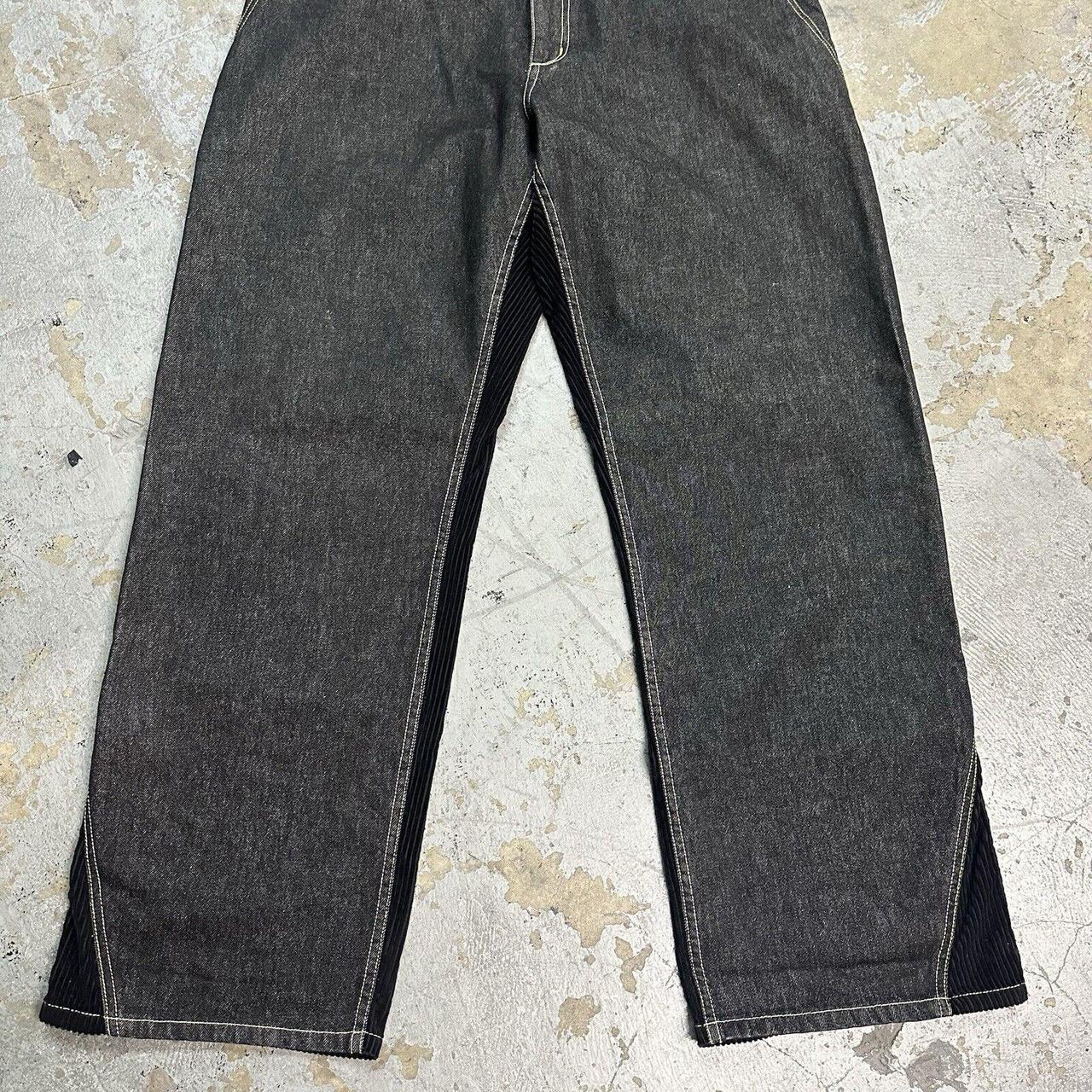 Vintage Y2K Sean John Black Corduroy Baggy Denim | Depop Vintage Y2K Sean John Black Corduroy Baggy Denim | Depop