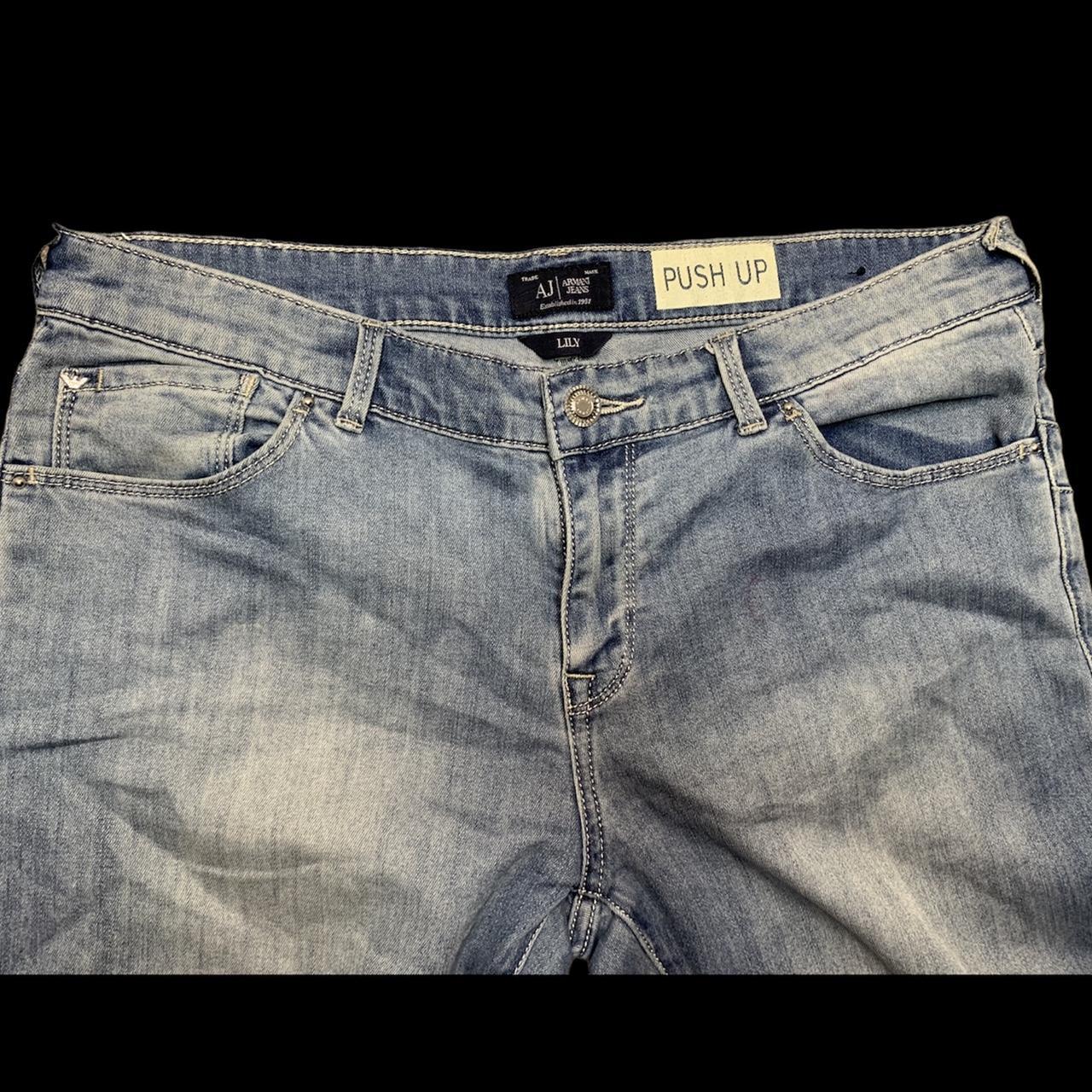 Armani Jeans Women's Blue Jeans | Depop