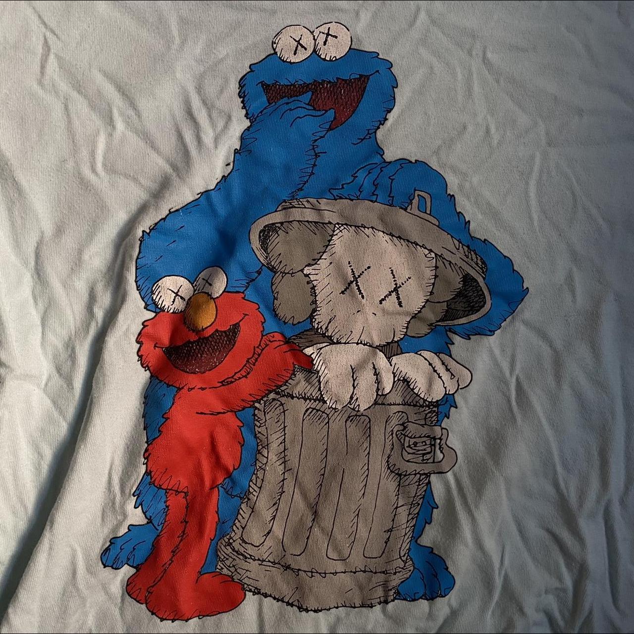 ✶ kaws sesame street uniqlo ✶ great condition but... - Depop