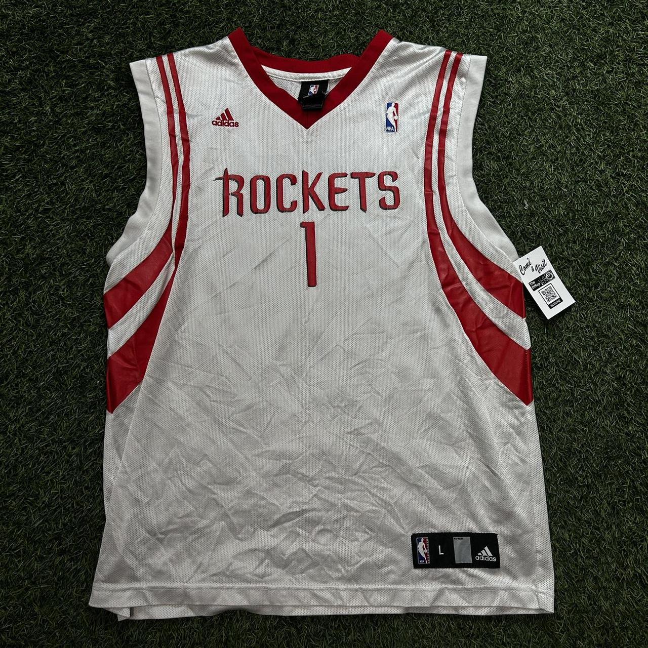 Vintage Tracy McGrady Houston Rockets NBA Basketball - Depop