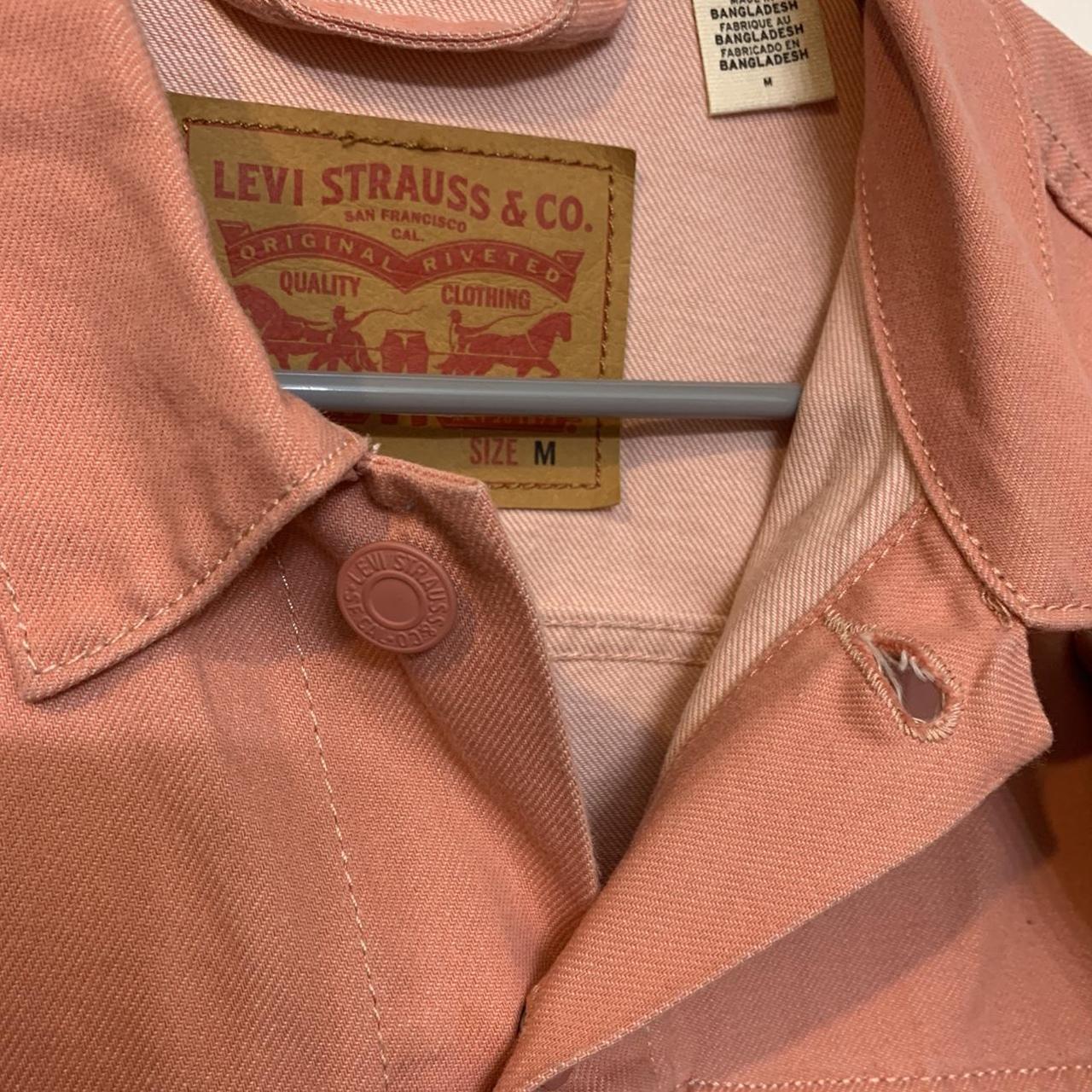 Levi's Men's Pink Jacket Depop
