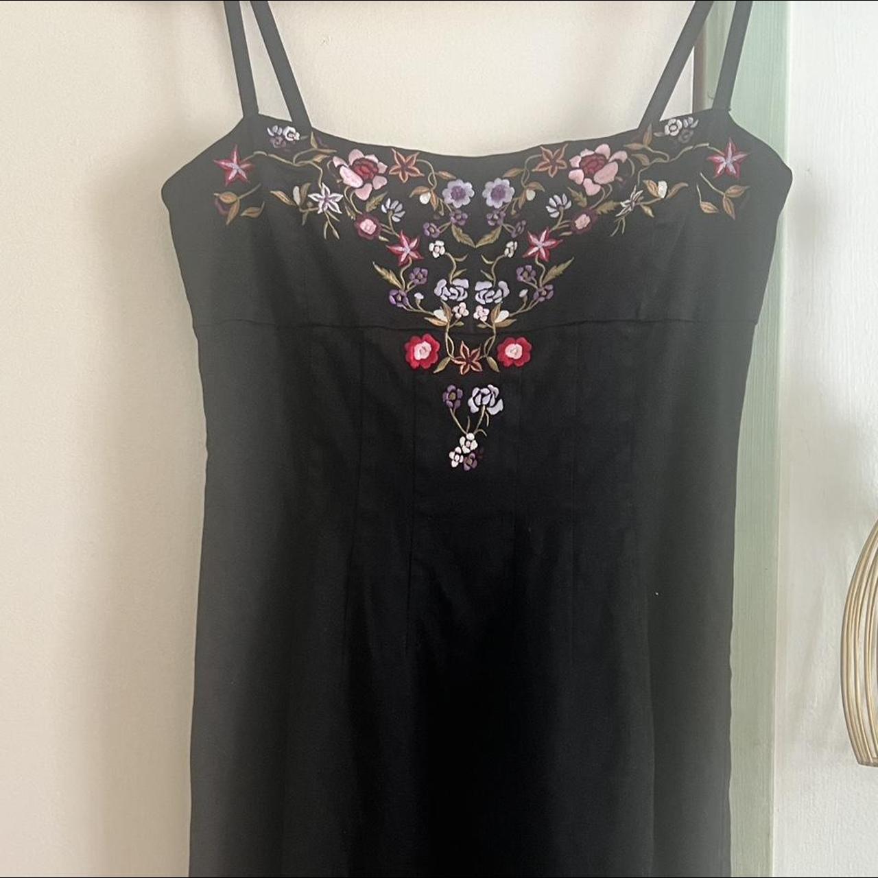 Embroidered Vintage Betsey Johnson Dress, It’s So... - Depop