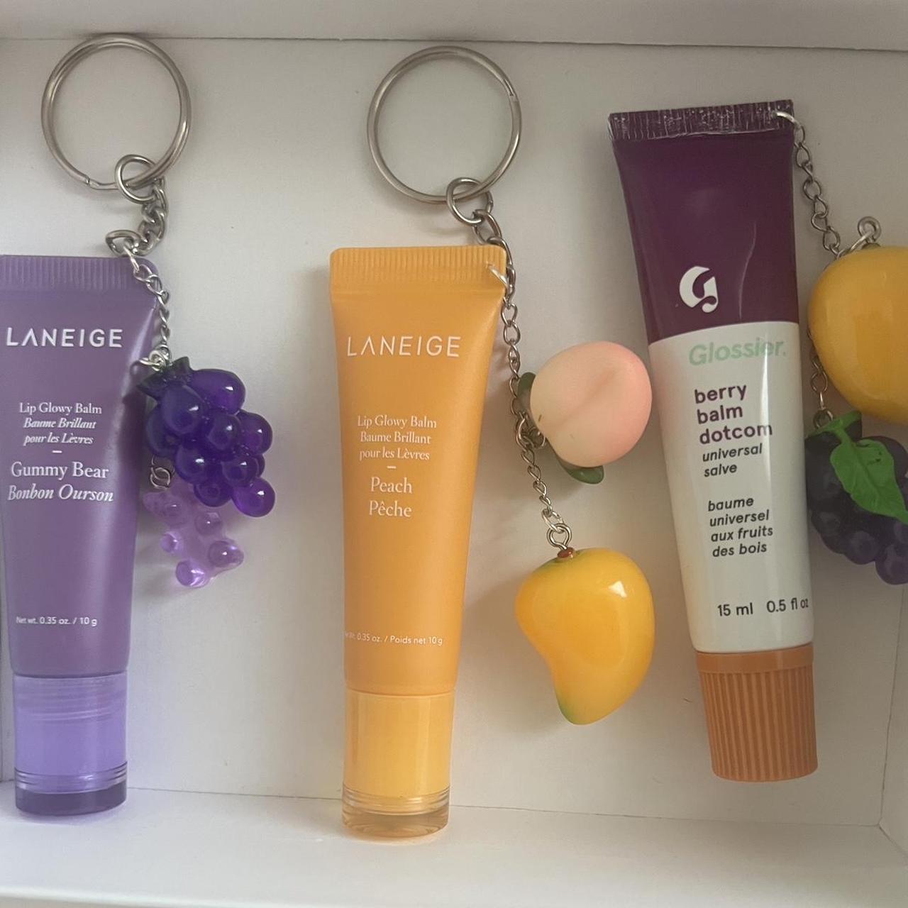 Lip Balm Charms Keychain! 🥭 🍑 🍇 Made to order with... Depop