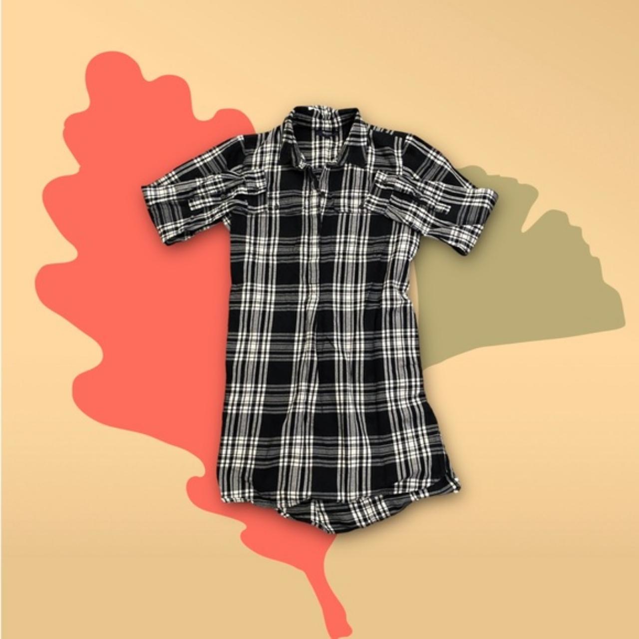 madewell black and white plaid shirt