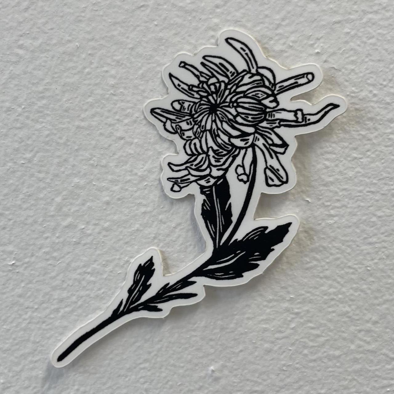 Vinyl waterproof chrysanthemum flower... Depop