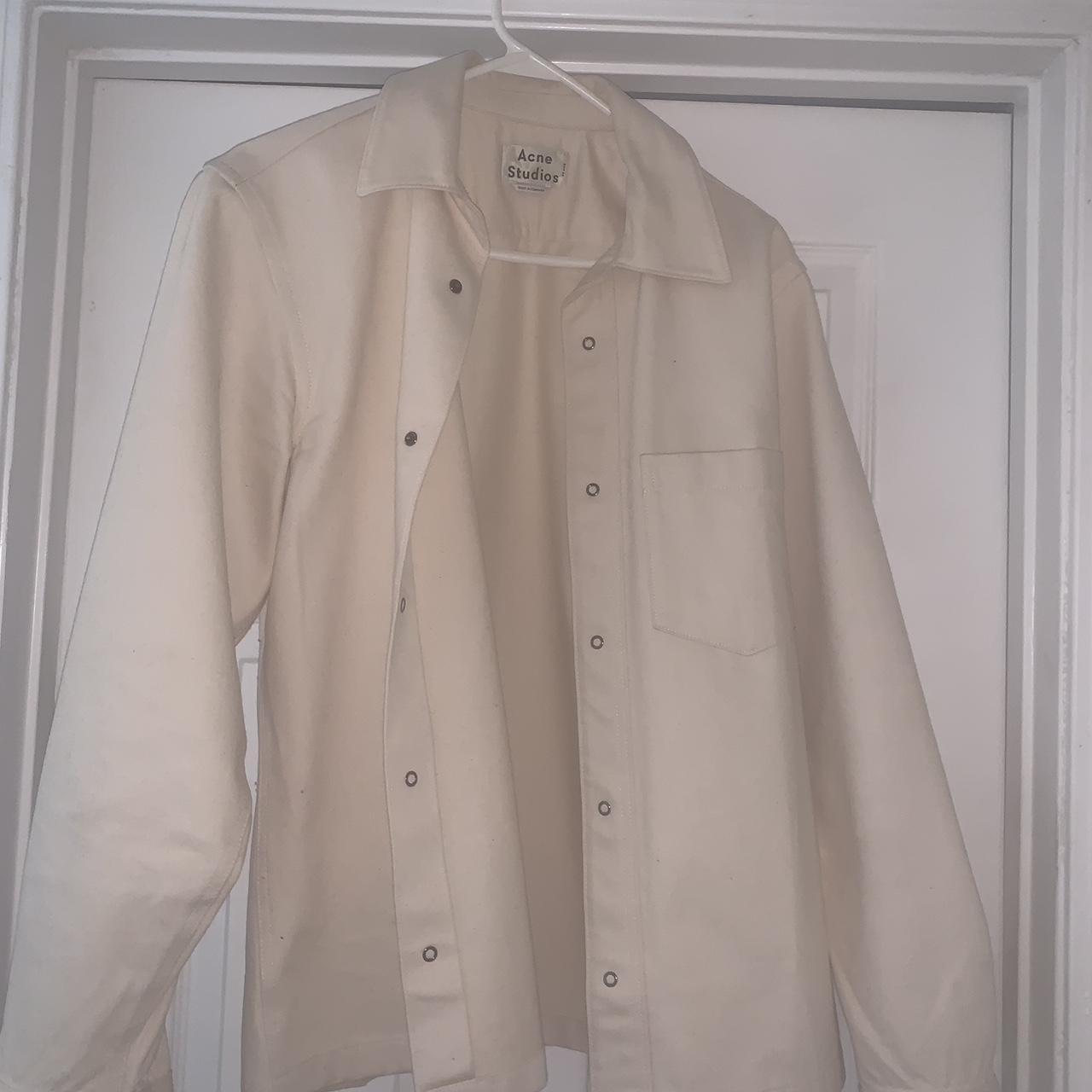 Acne studios Cotton twill shirt Size 44... - Depop