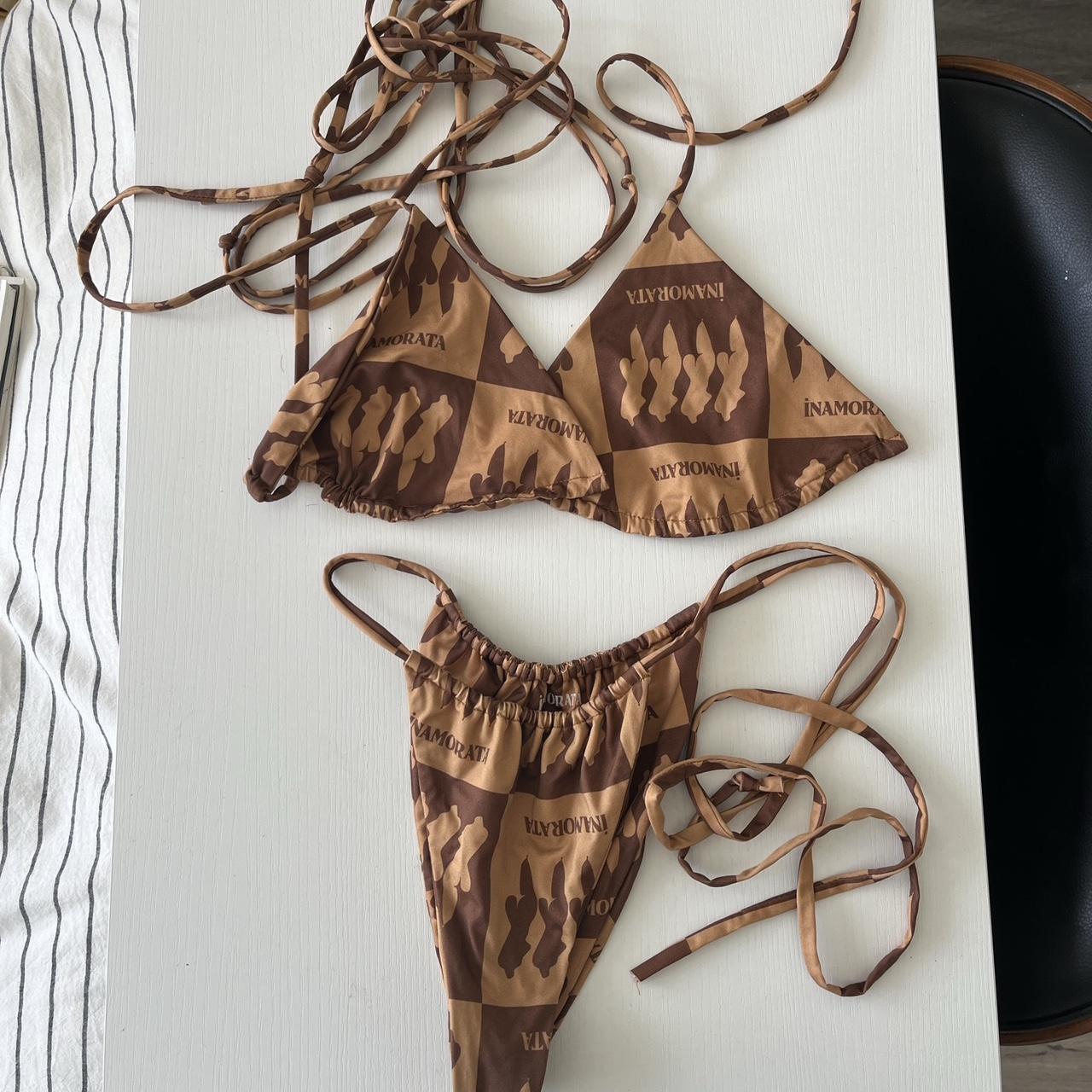 Inamorata bikini Size small, top needs re stringing - Depop