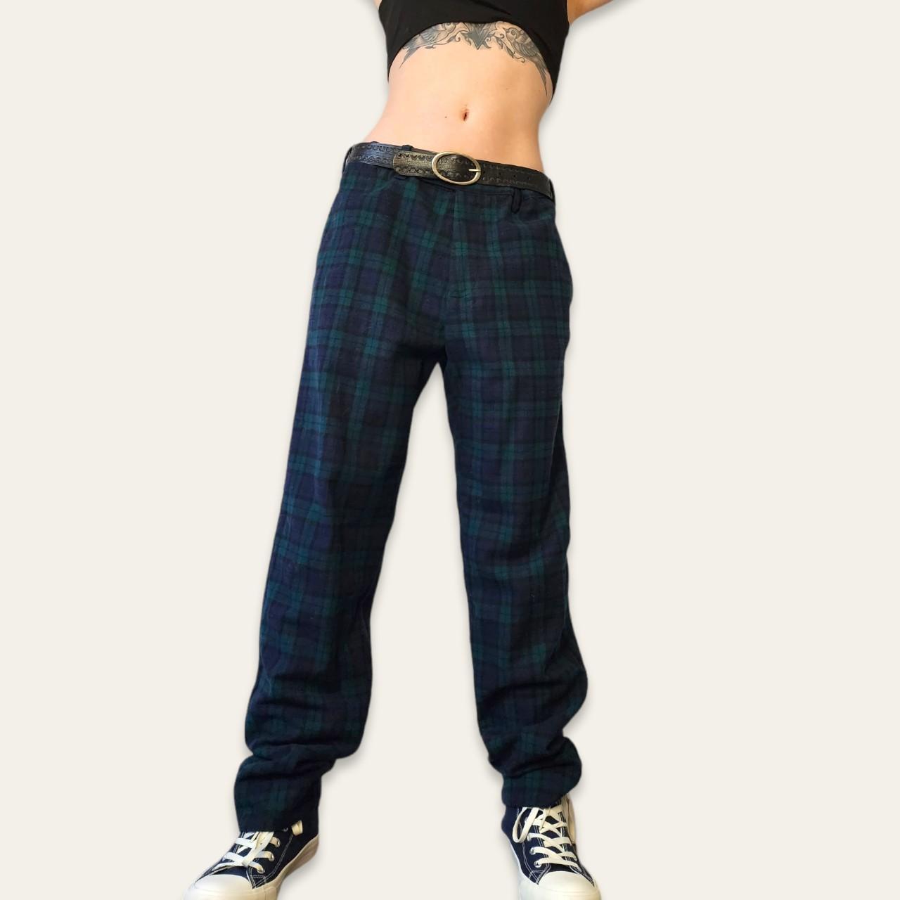 Mens plaid hot sale pants urban outfitters