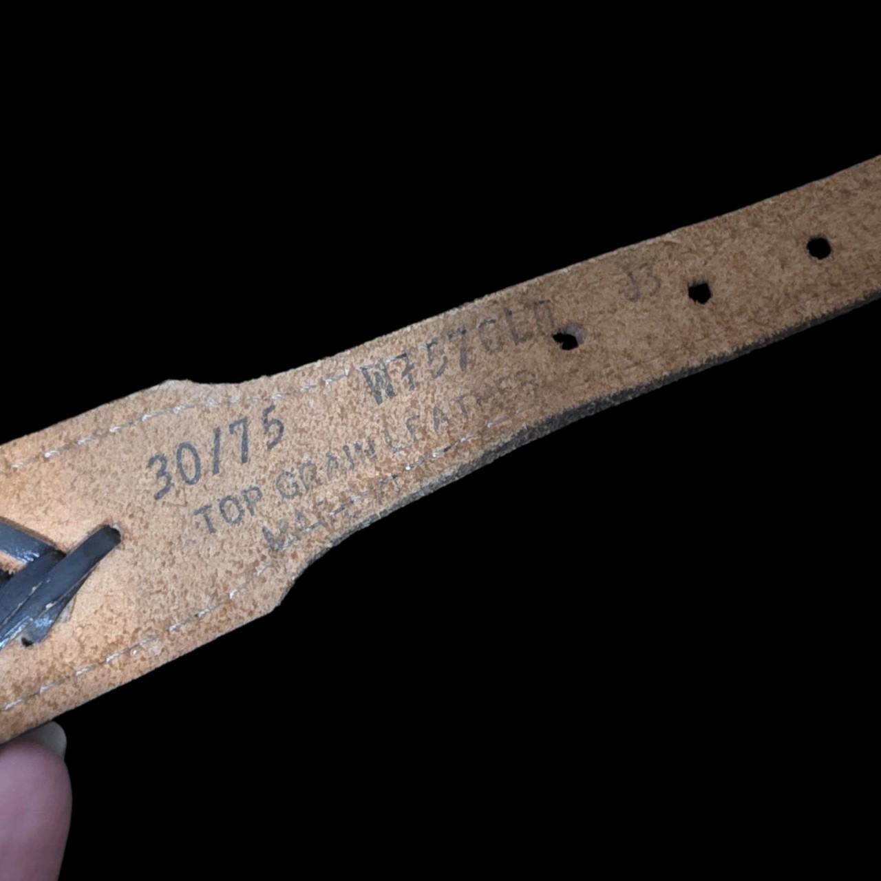 American Vintage Women's Belt - Brown/Navy – Vtg … - image 5