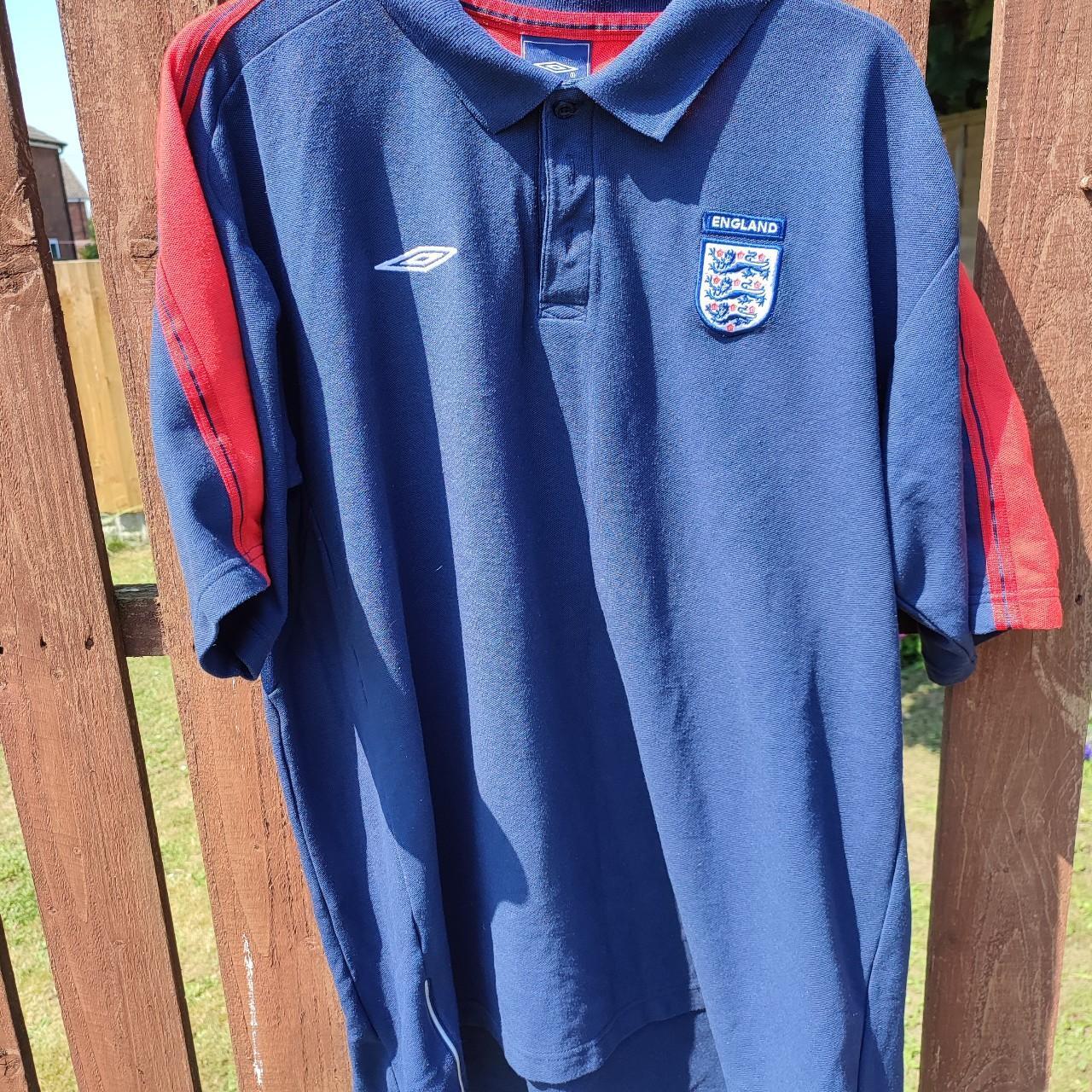 mens england football polo shirt