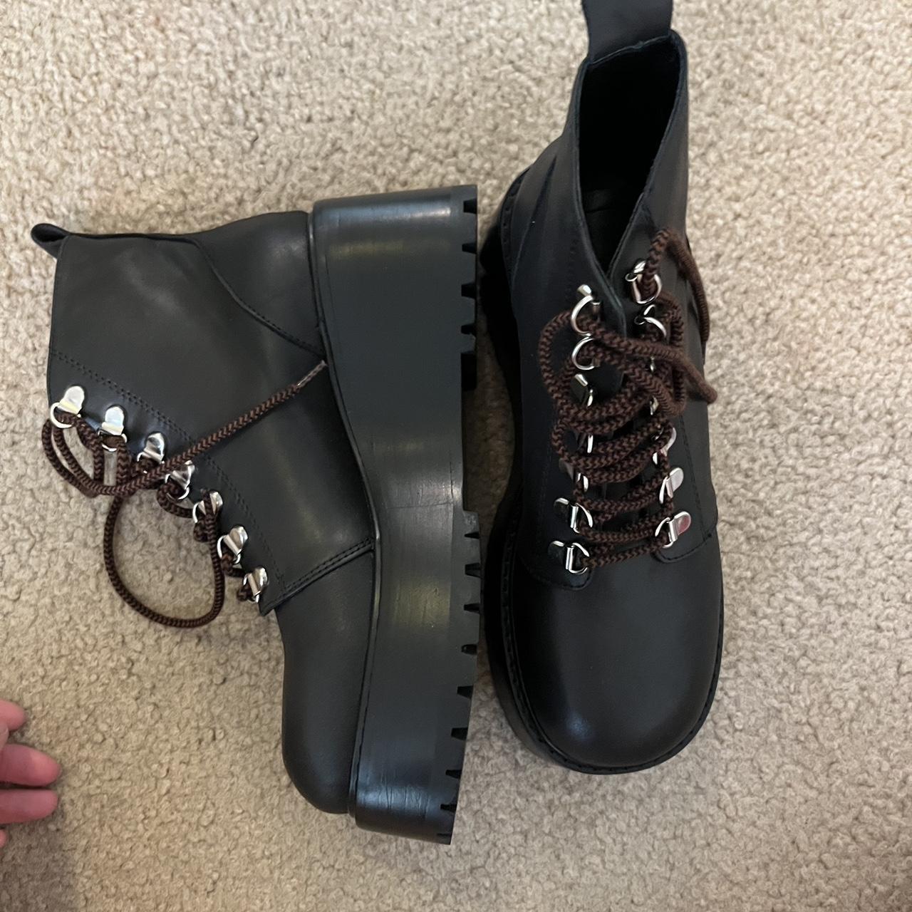 unif leather orgo boot, size 7 in womens. perfect... - Depop
