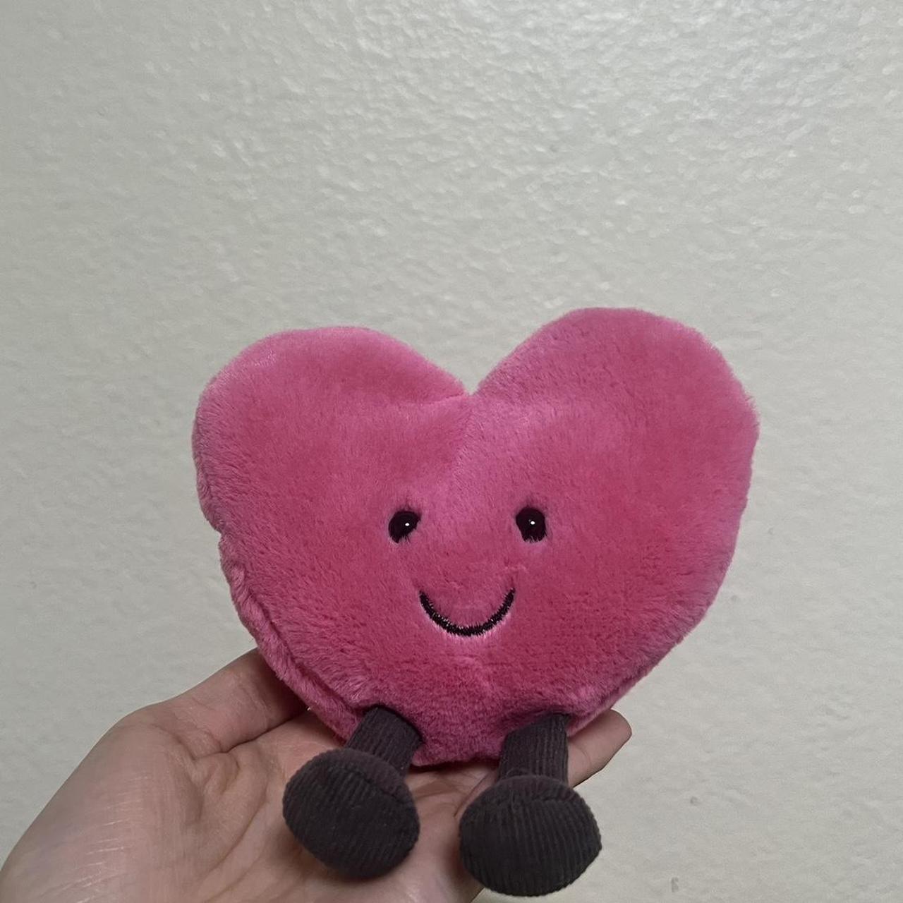 pink heart jellycat Super cute, just have a big... - Depop