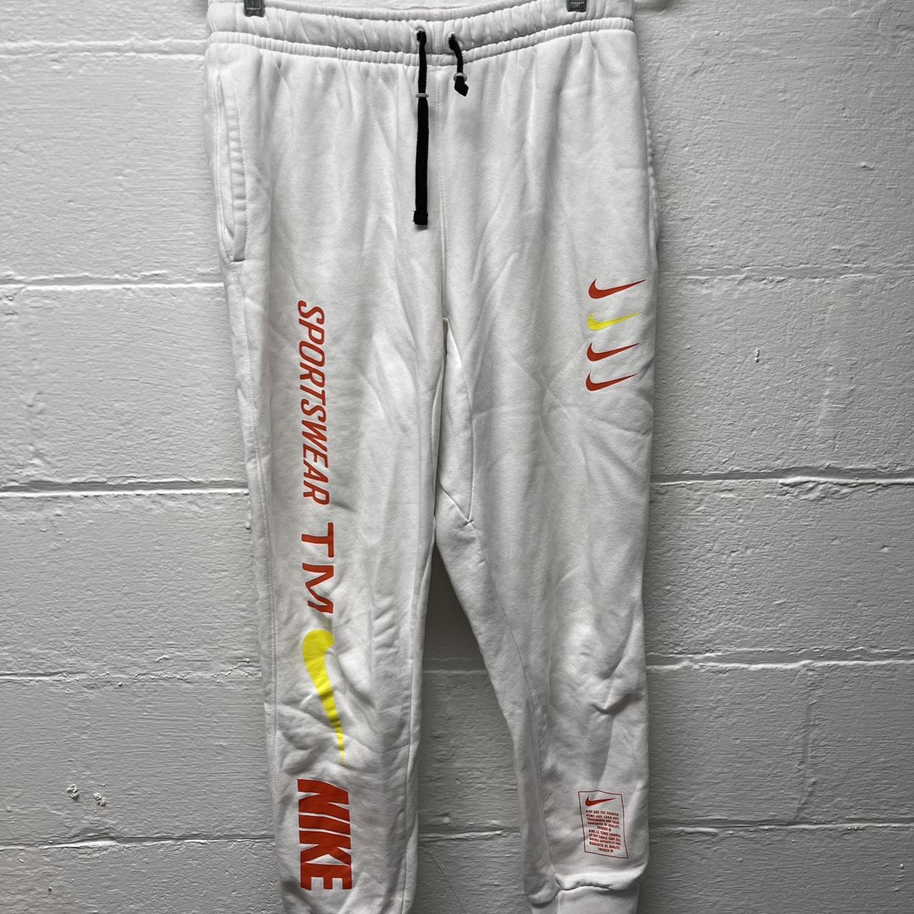 Nike Microbrand Club White Joggers Nike Sportswear. Depop