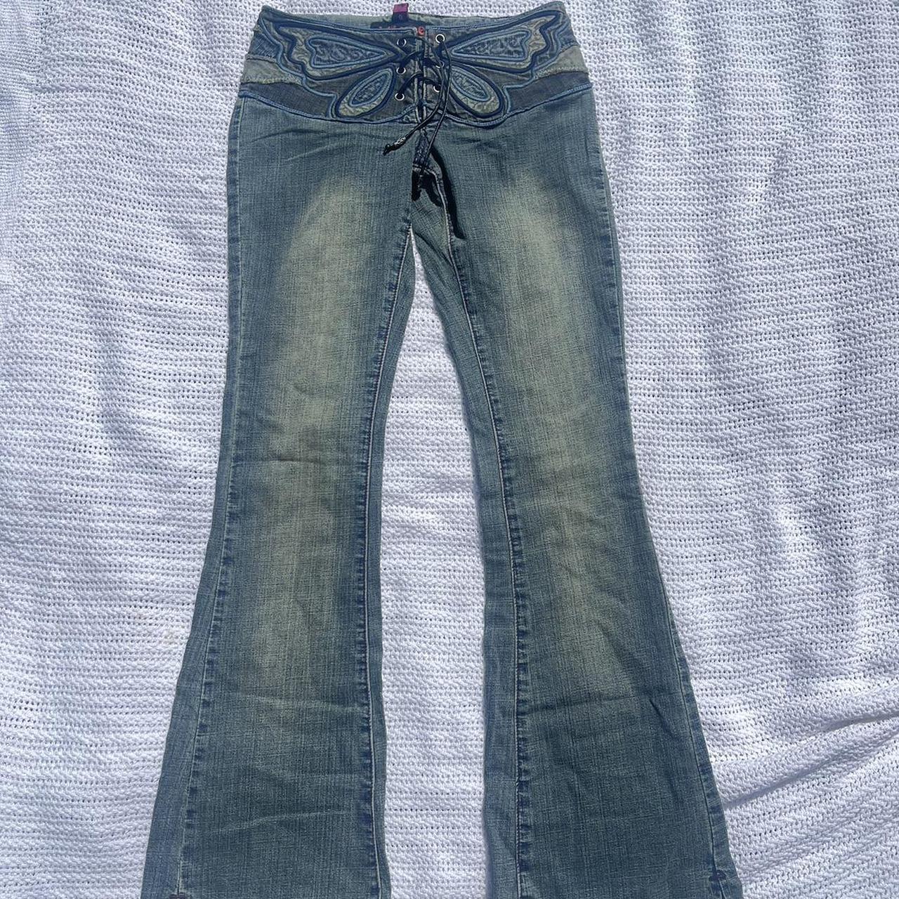 Doll House Butterfly Jeans Dead stock vintage... Depop