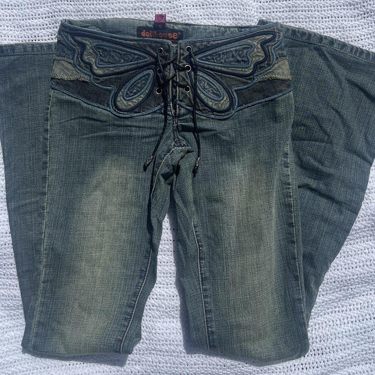Doll House Butterfly Jeans Dead stock vintage... Depop