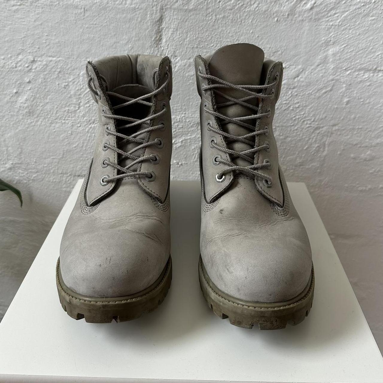 Timberland Grey 6” Boots - UK9 / EU43 #timberland - Depop