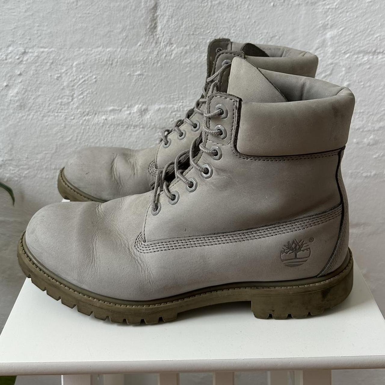 Timberland Grey 6” Boots - UK9 / EU43 #timberland - Depop