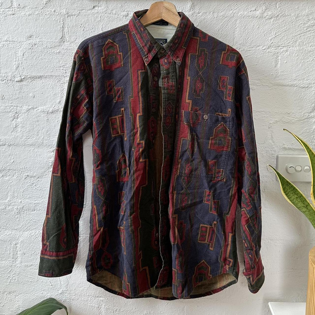 Vintage Ralph Lauren patterned party shirt - Men’s... - Depop