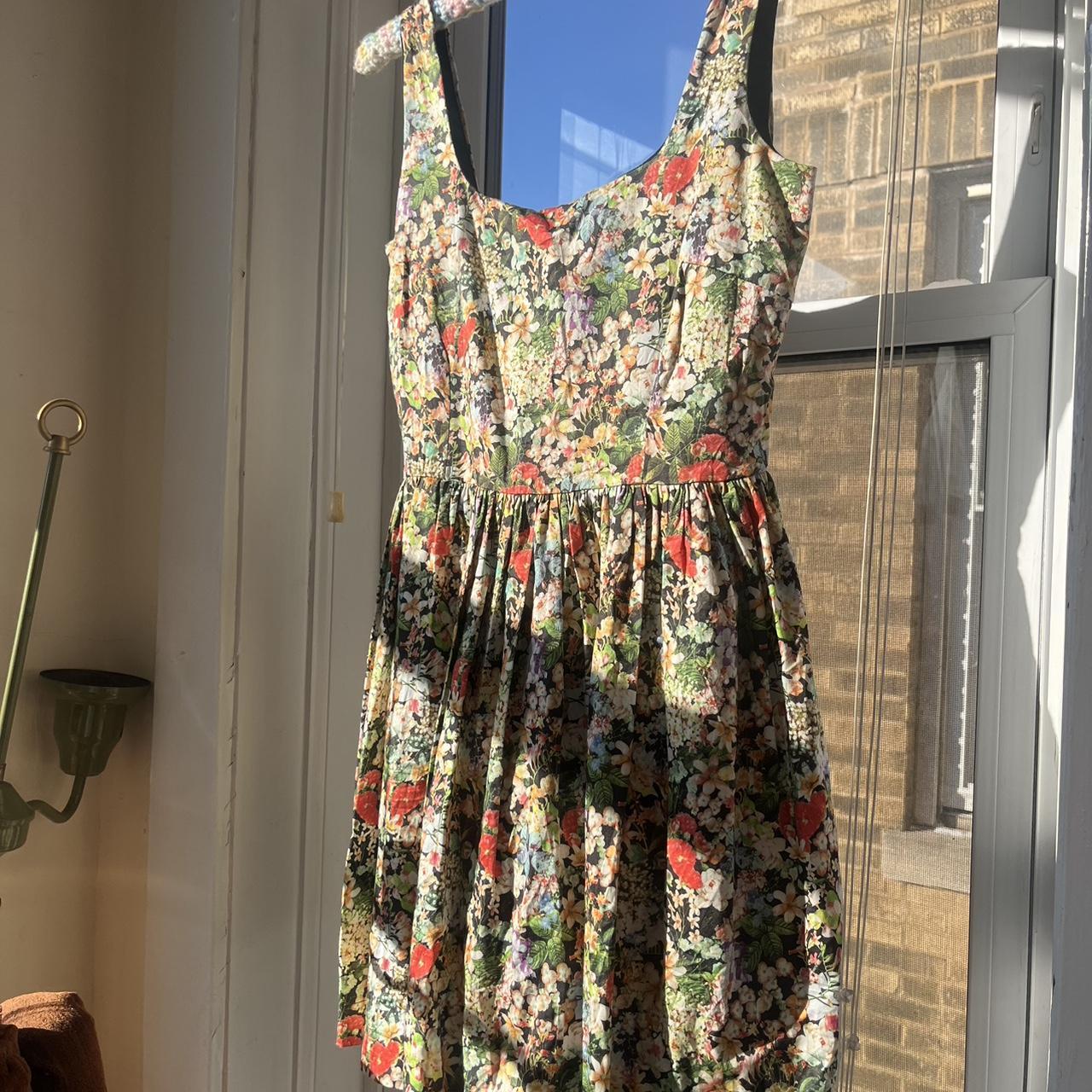 garden party dress. thrifted in Paris, it’s breaking... - Depop