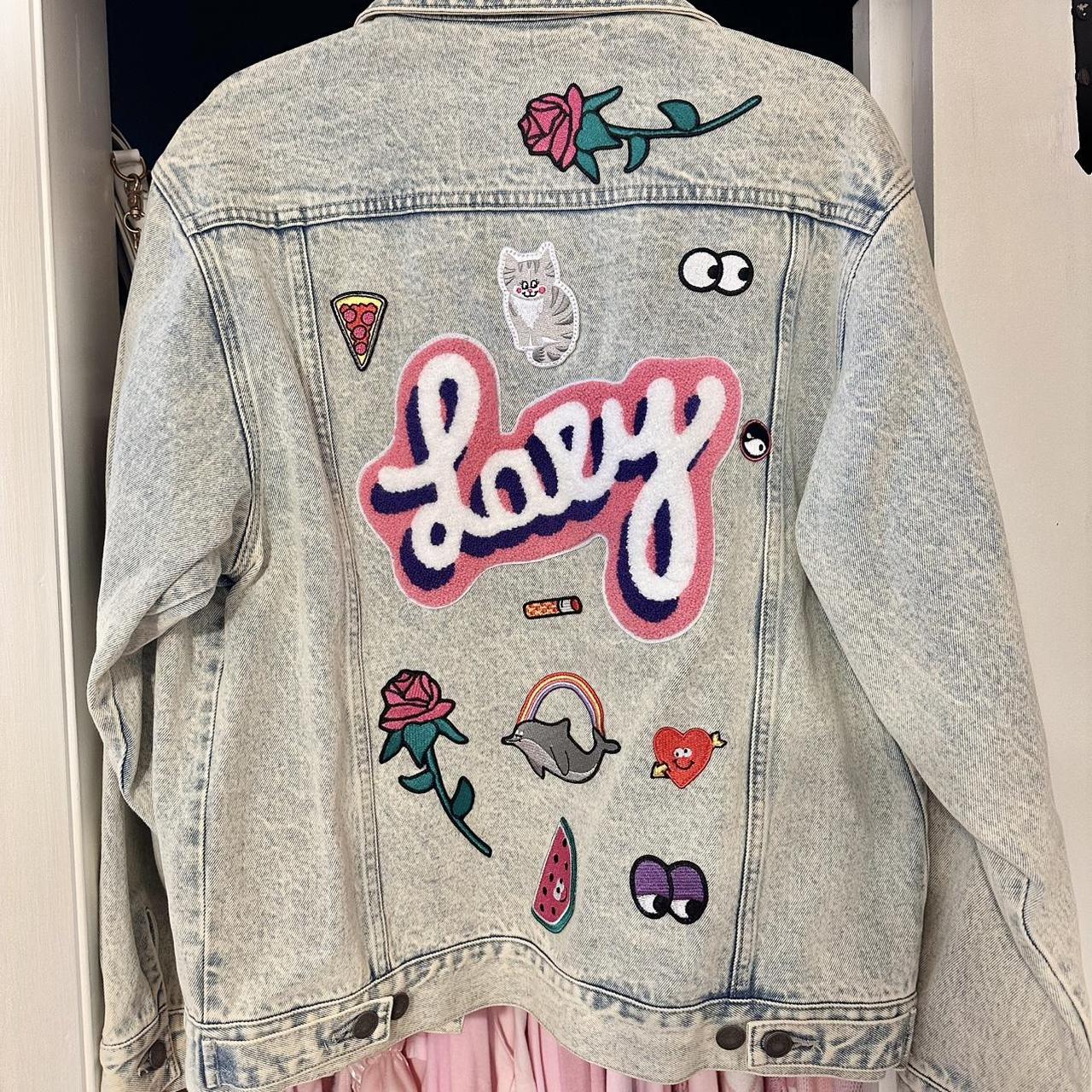 Lazy Oaf Women's Jacket - Blue/Multi - One size –… - image 1